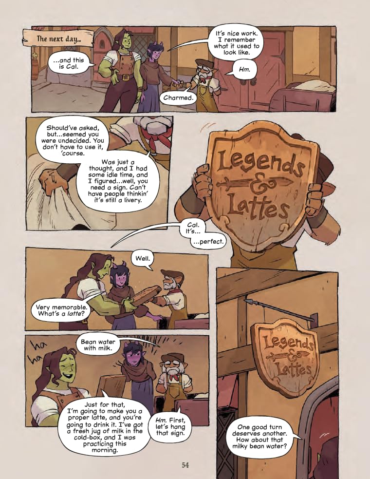 TOR Legends & Lattes: The Graphic Novel - Hardcover, 208 Pages