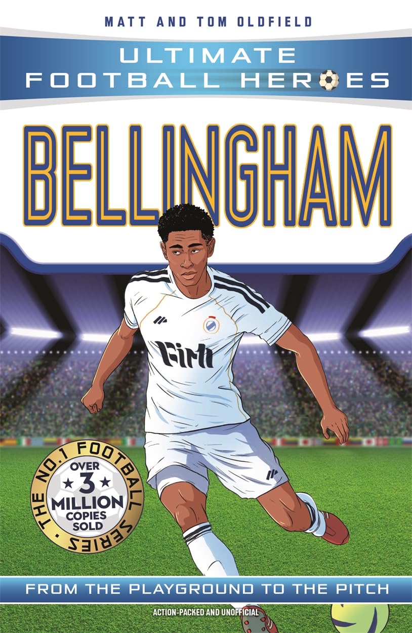 Dino Books Jude Bellingham Ultimate Football Heroes - Children's Biography | Ages 8-11 | Paperback
