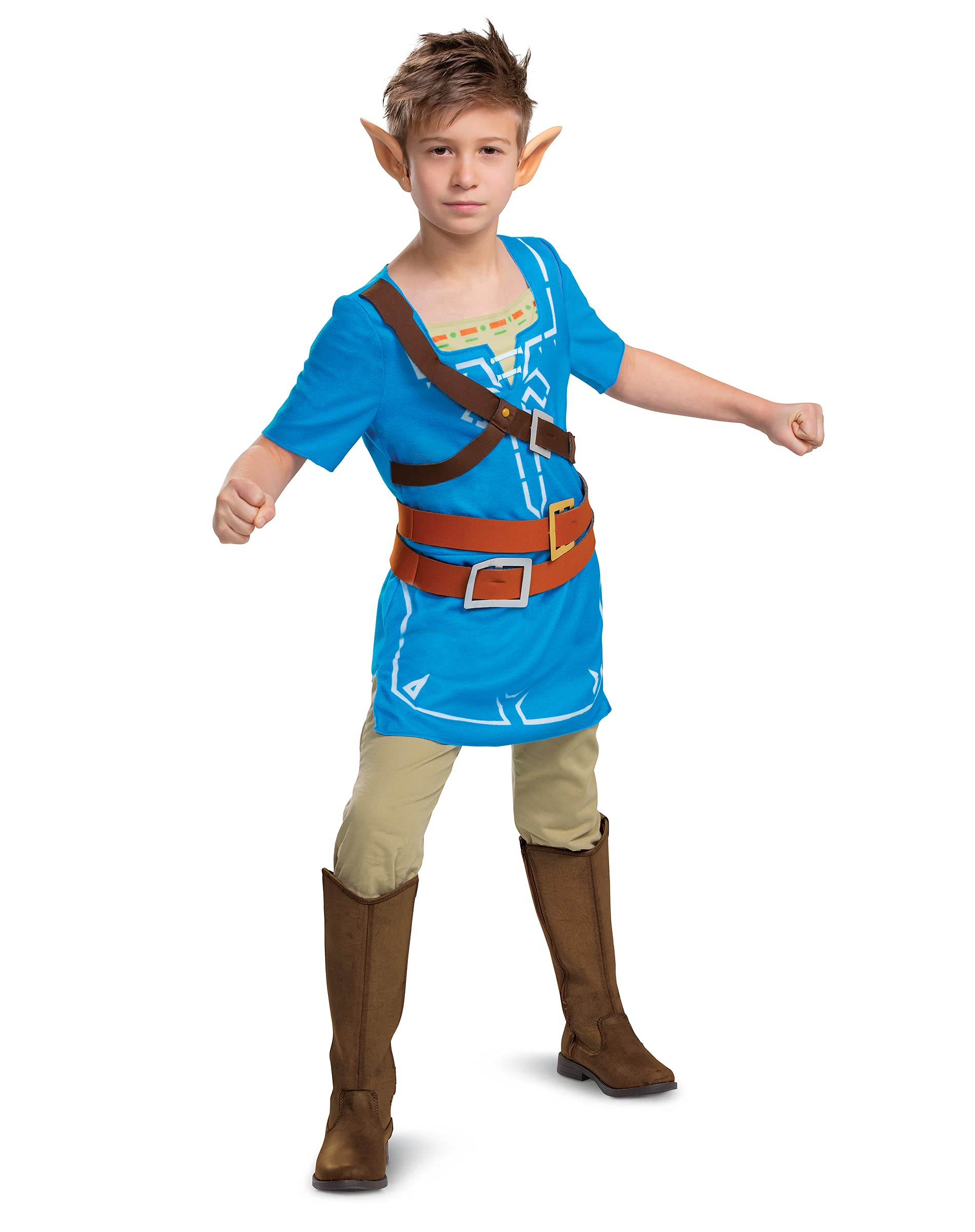 The Legend of Zelda - Link Costume for Kids, Breath of the Wild Inspired by Disguise