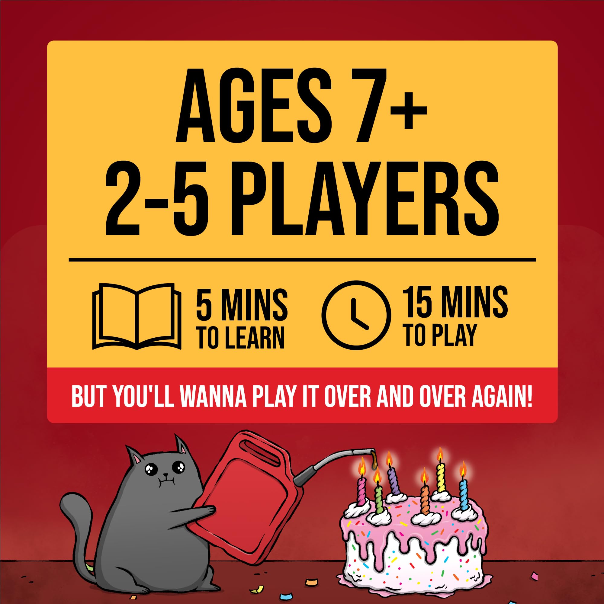 Exploding Kittens 10th Anniversary Tin - Card Game for 2-5 Players, Ages 7+ 6