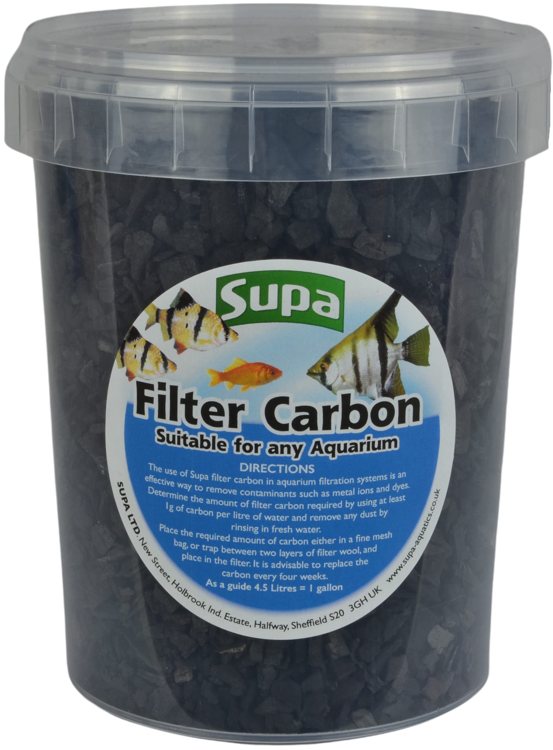 Supa Filter Carbon - Removes Contaminants & Odour | 1 Litre Bucket