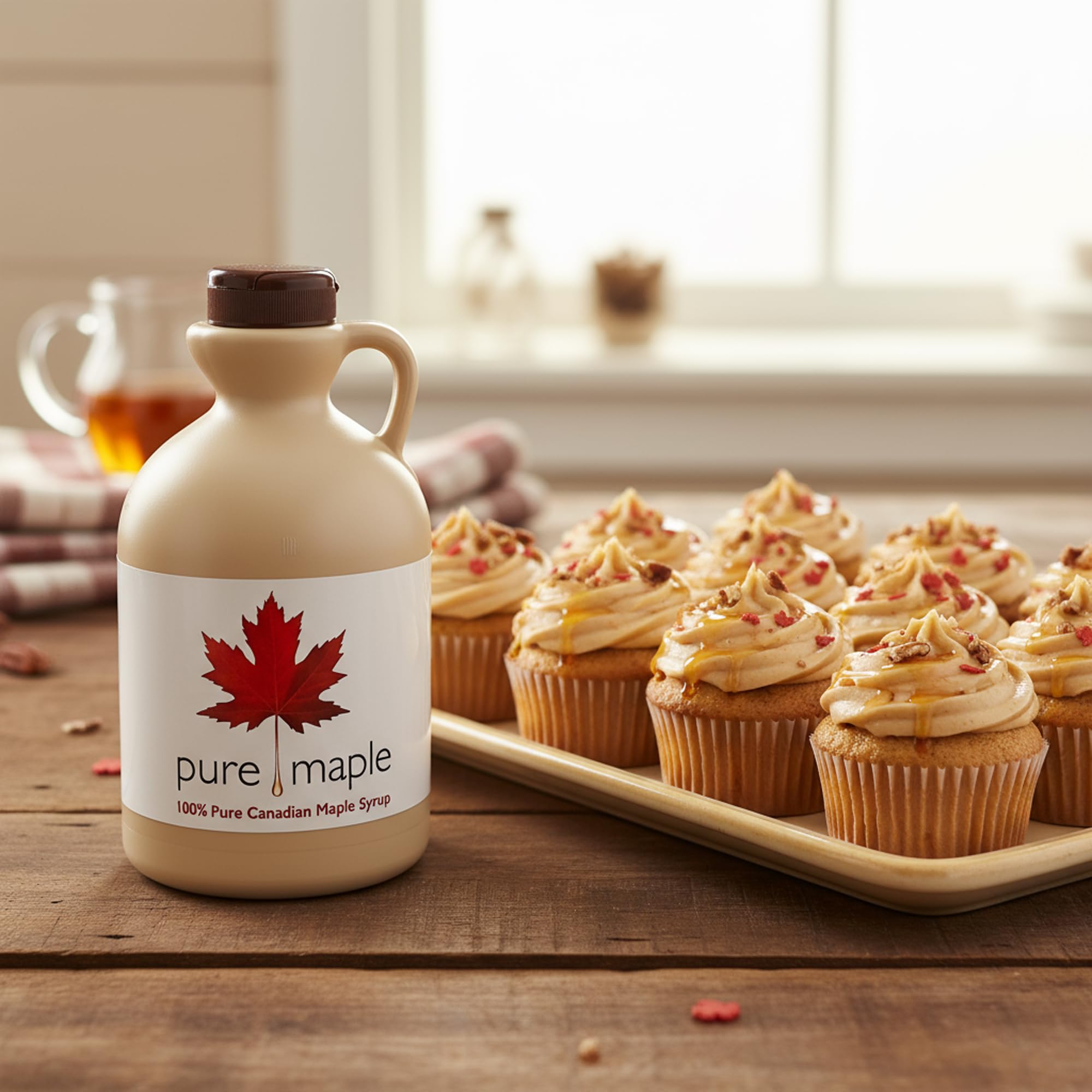 Pure Maple - Dark Robust Grade 100% Pure Maple Syrup - 1 Litre Jug 4