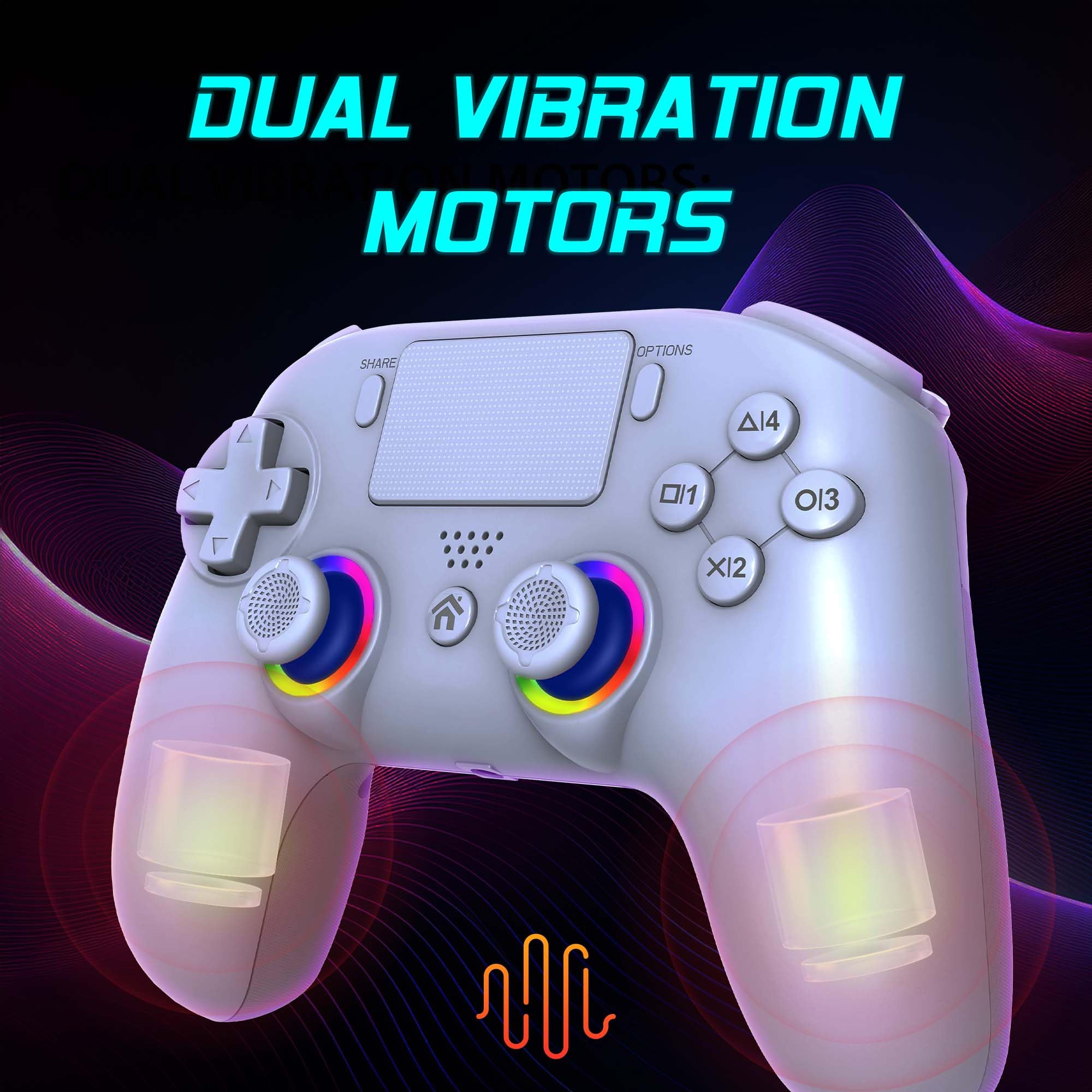Subsonic – Wireless PS5/PC Controller with Programmable Paddles, RGB LEDs & Turbo Function 3
