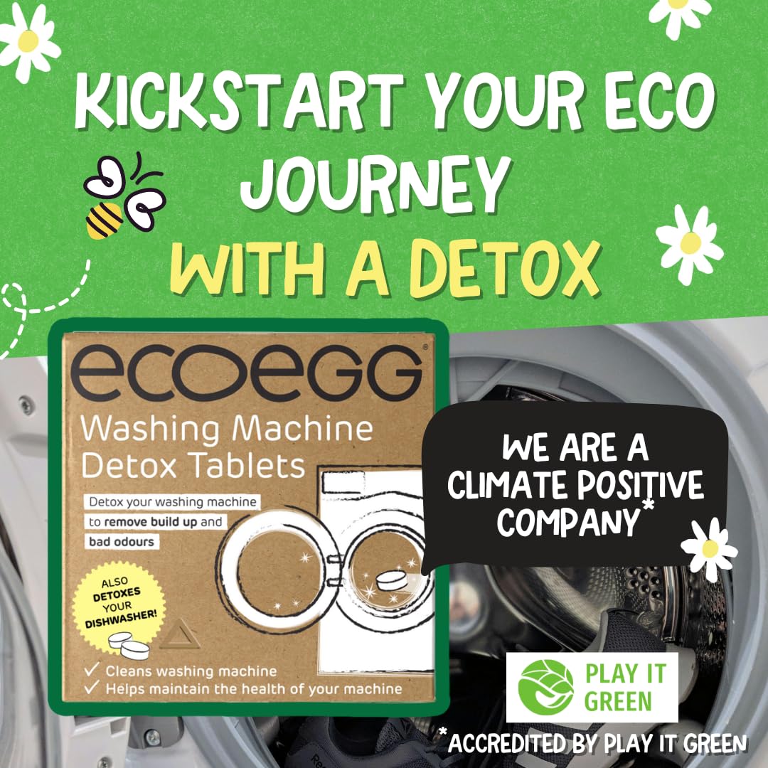 Ecoegg Washing Machine & Dishwasher Cleaner Detox Tablets - 6 Month Supply | Deep Clean, Odour Removal 2