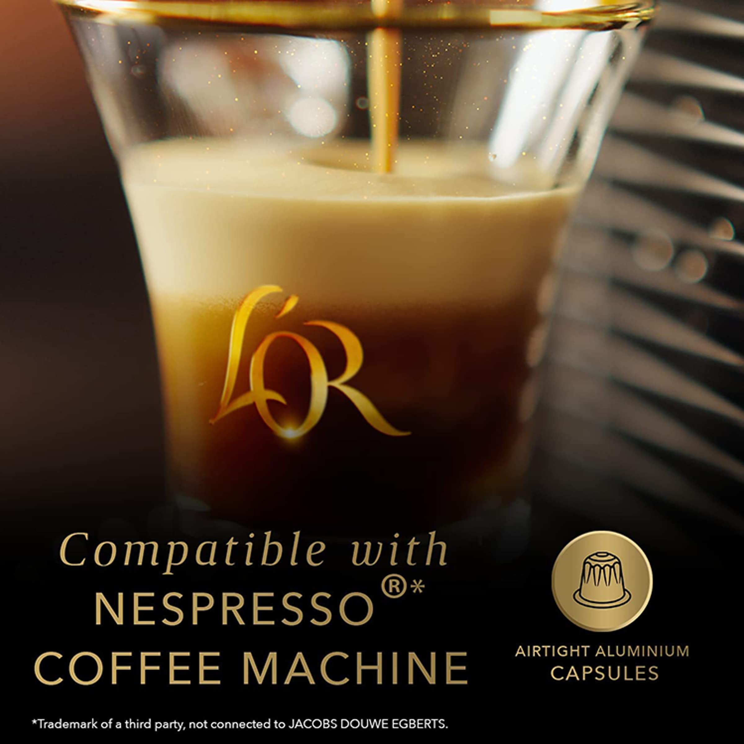 L'OR Barista Double Decaffeinato XXL Aluminium Coffee Capsules - Pack of 50 (5 x 10 Pods) 4