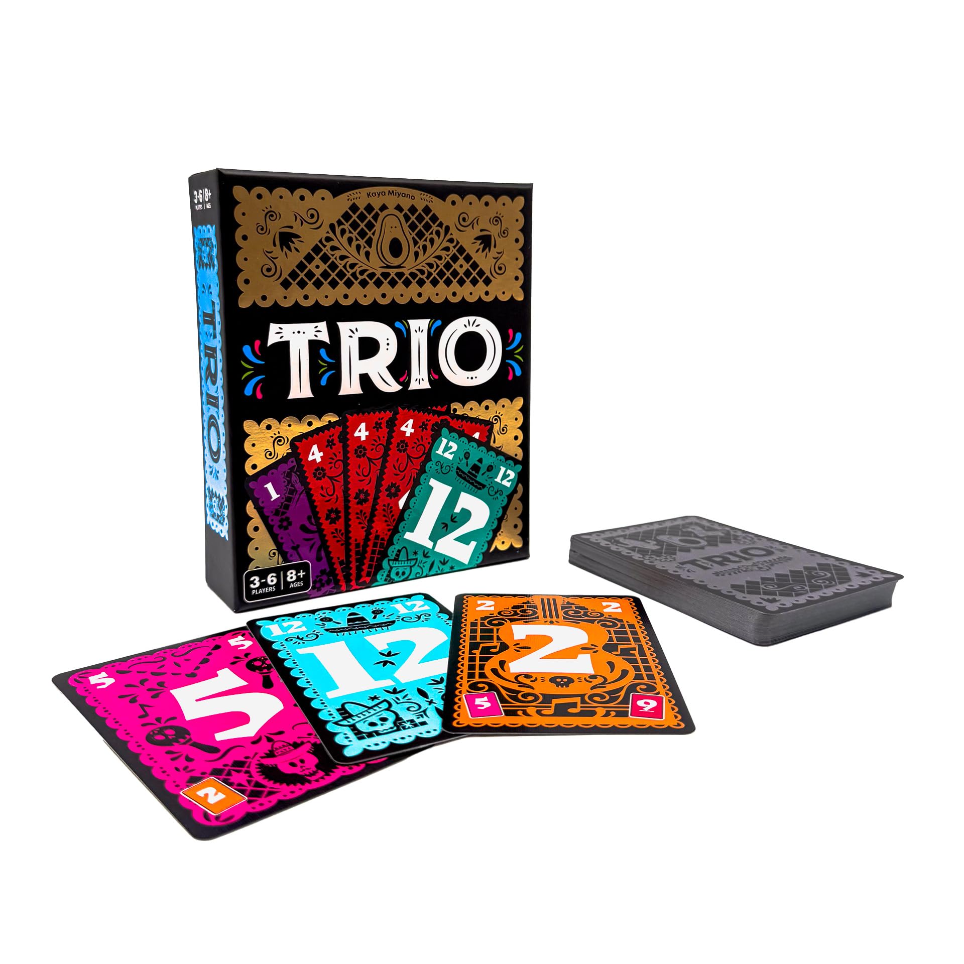 Cocktail Games Trio (2025 Refresh) Card Game | Ages 8+ | 3-6 Players | Memory & Deduction 2