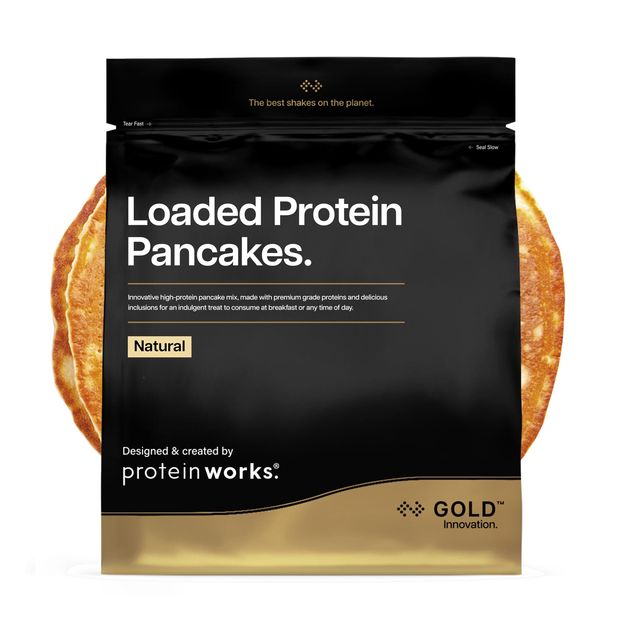 Protein Works Loaded Protein Pancake Mix - High Protein, Low Sugar | Natural Flavor | 1 Kg