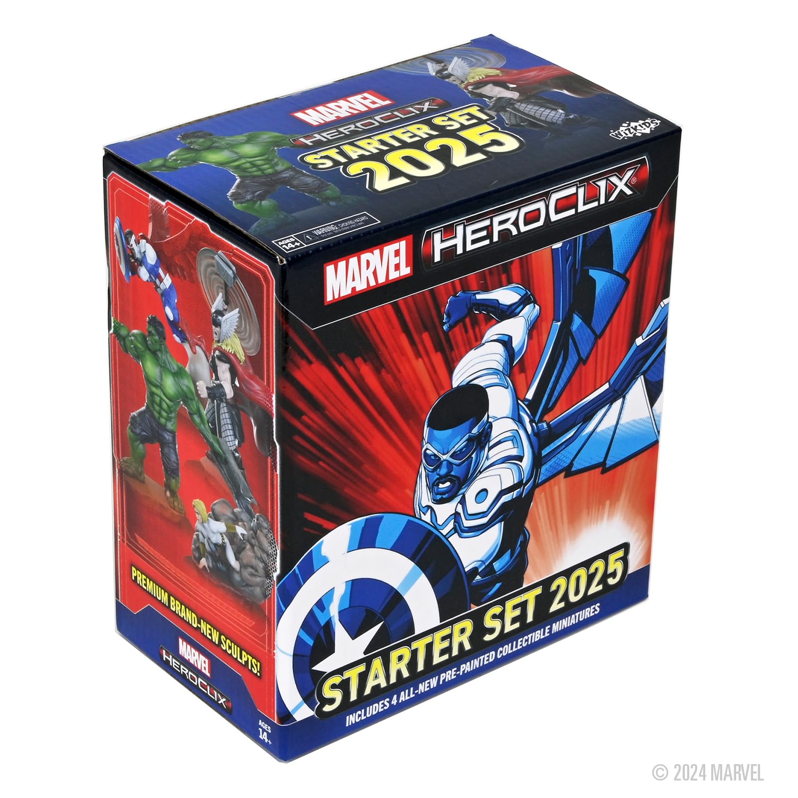 WizKids Marvel HeroClix: Starter Set 2025 Edition - Detailed Figures | Varied Gameplay Scenarios | Plastic