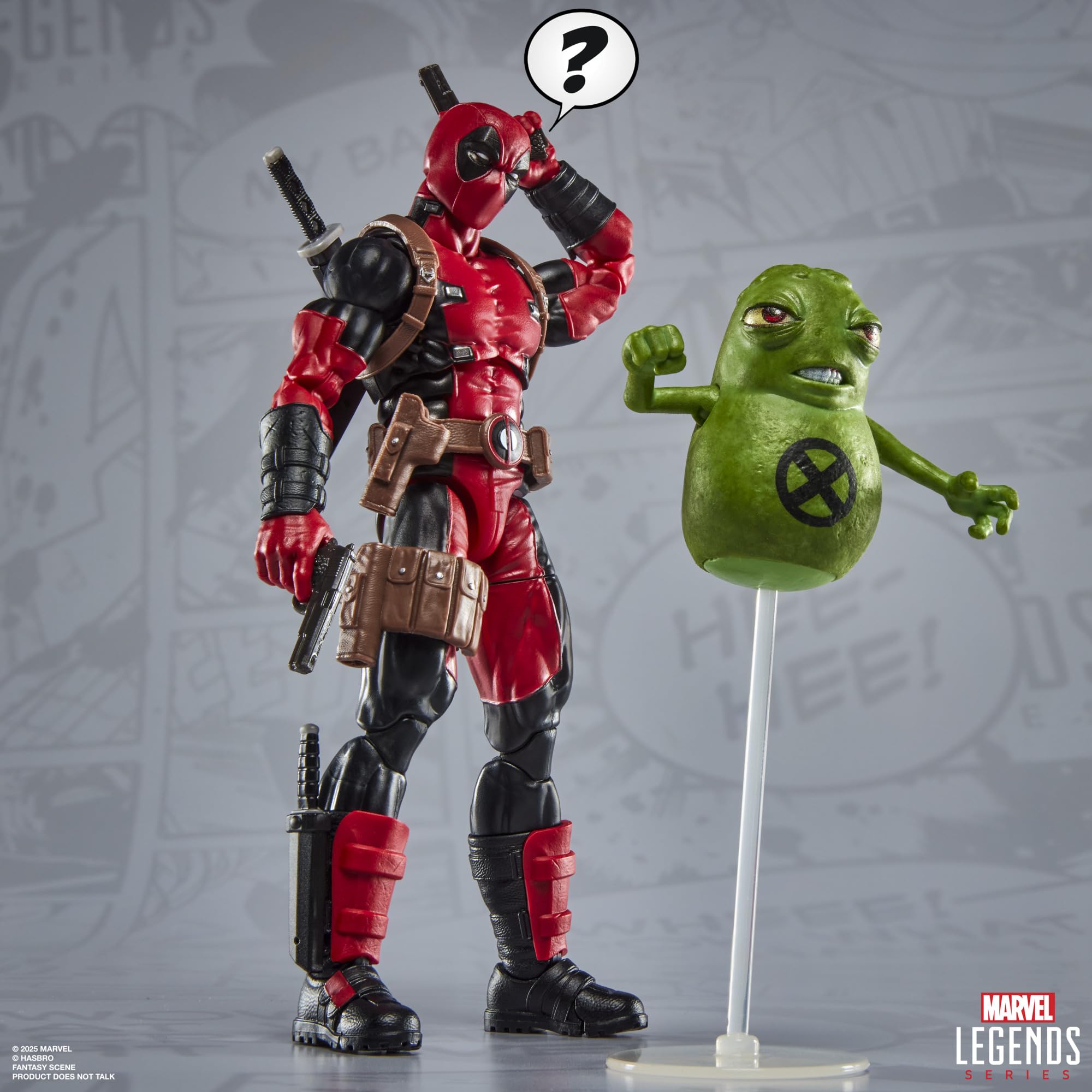 Marvel Legends Maximum Series Deadpool Action Figure with Doop | 6-Inch Scale | 24 Accessories 5