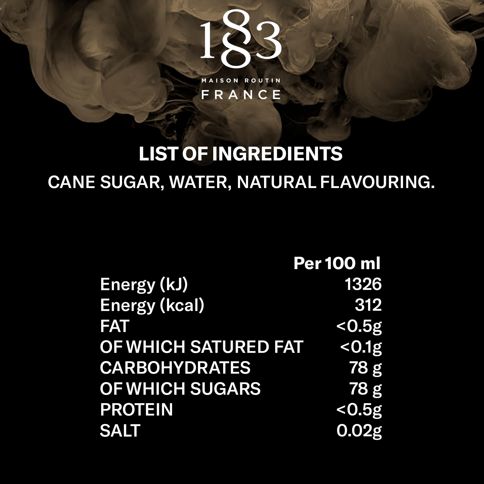 1883 MAISON ROUTIN Premium Almond Syrup - 1L PET Bottle for Coffee, Cocktails, Desserts | Vegan, Natural Flavour 3