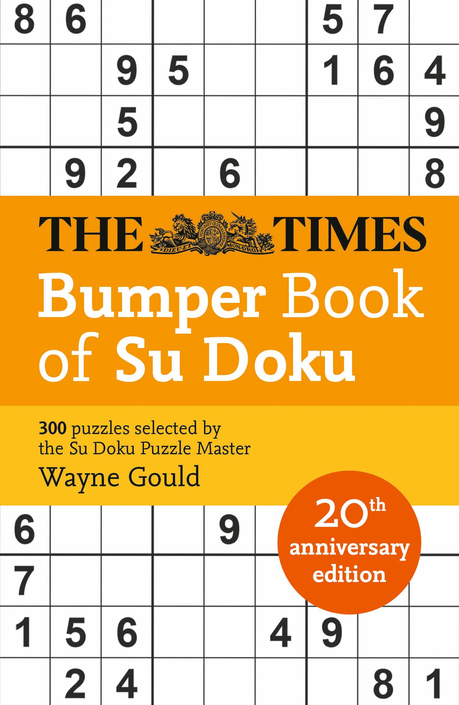 Times Books The Times Bumper Book of Su Doku: 20th Anniversary Edition - 300 Puzzles