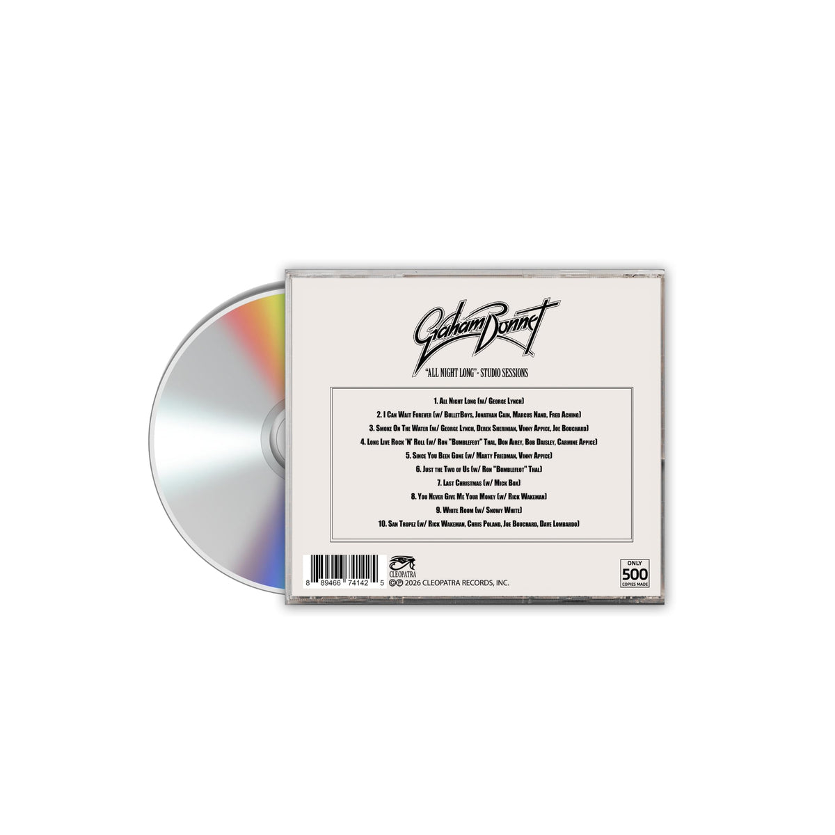 Graham Bonnet - All Night Long: Studio Sessions [CD]