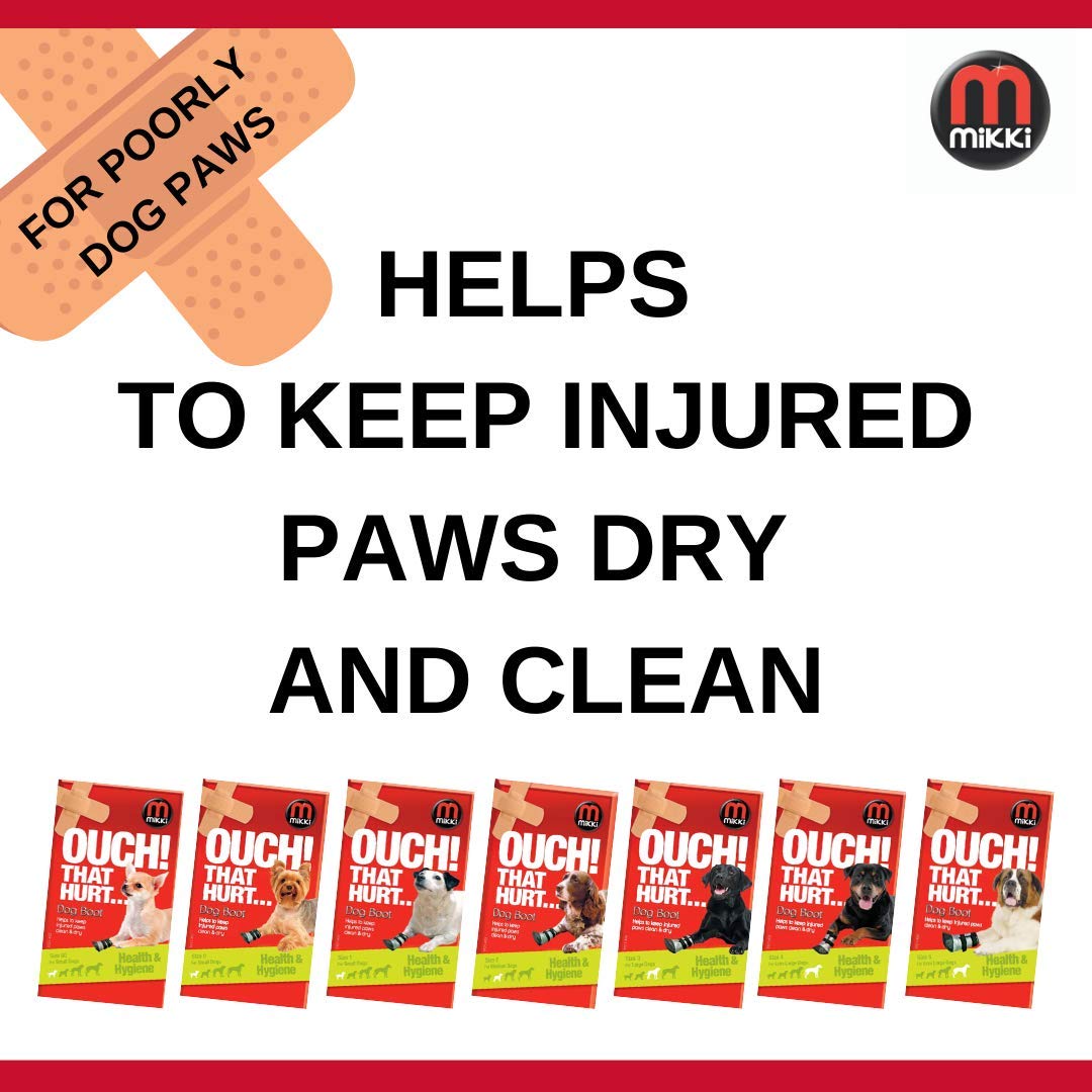 Mikki Dog Boot - Size 2 | Protects Injured Paws | Weatherproof | Non-Slip Sole 5