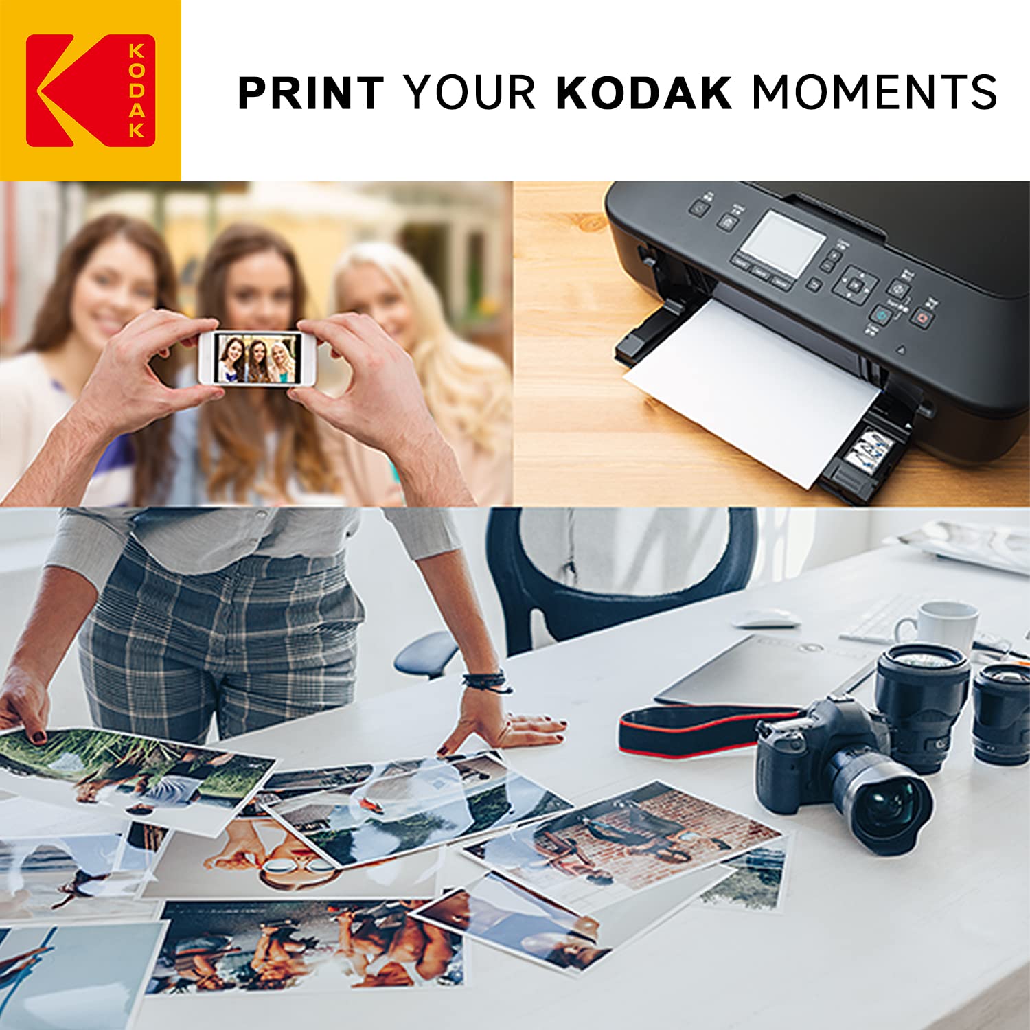 KODAK Snapshot Photo Paper - 25 Sheets A4 Inkjet | 180 g/m² Glossy Finish 5