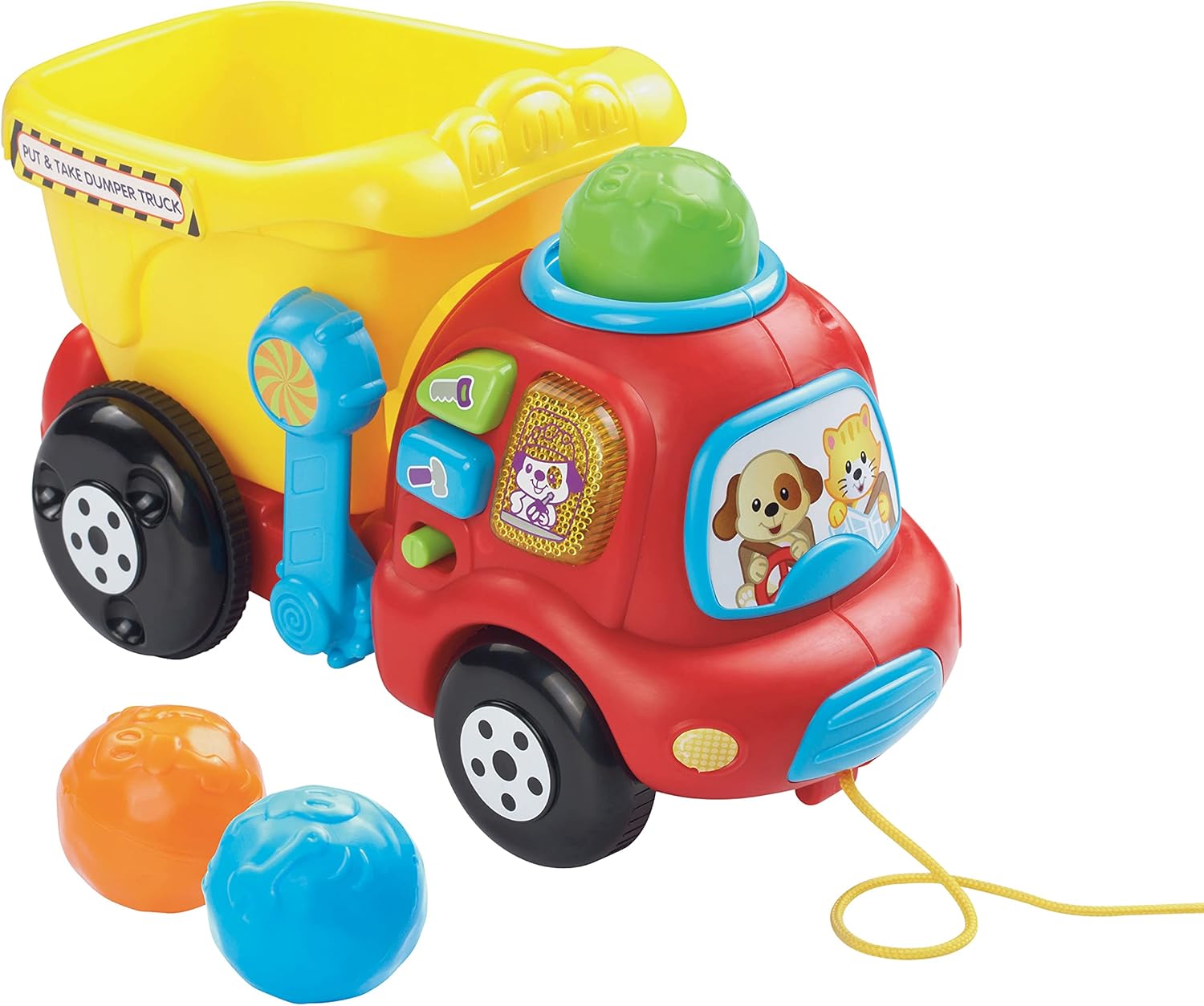 VTech Put and Take Dumper Truck - Interactive Educational Toy for Toddlers 6M+