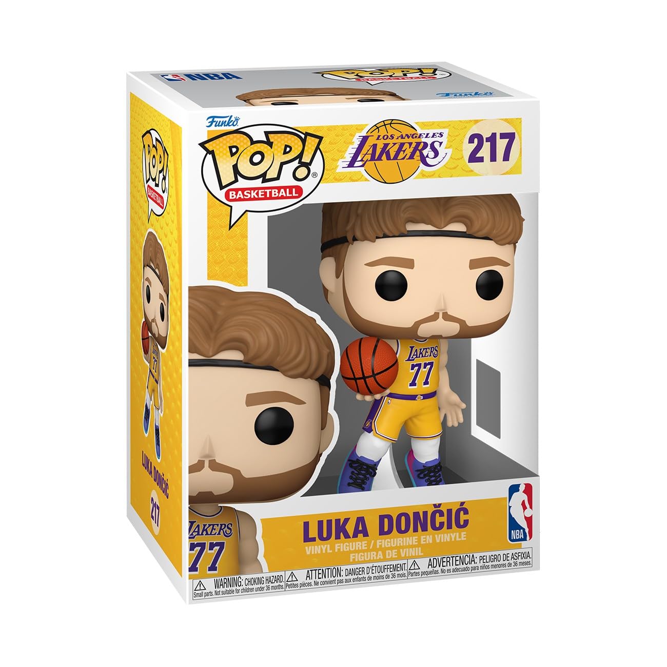 Funko Pop! NBA: LA Lakers - Luka Dončić Collectable Vinyl Figure | Icon Edition | 3.75 in 1