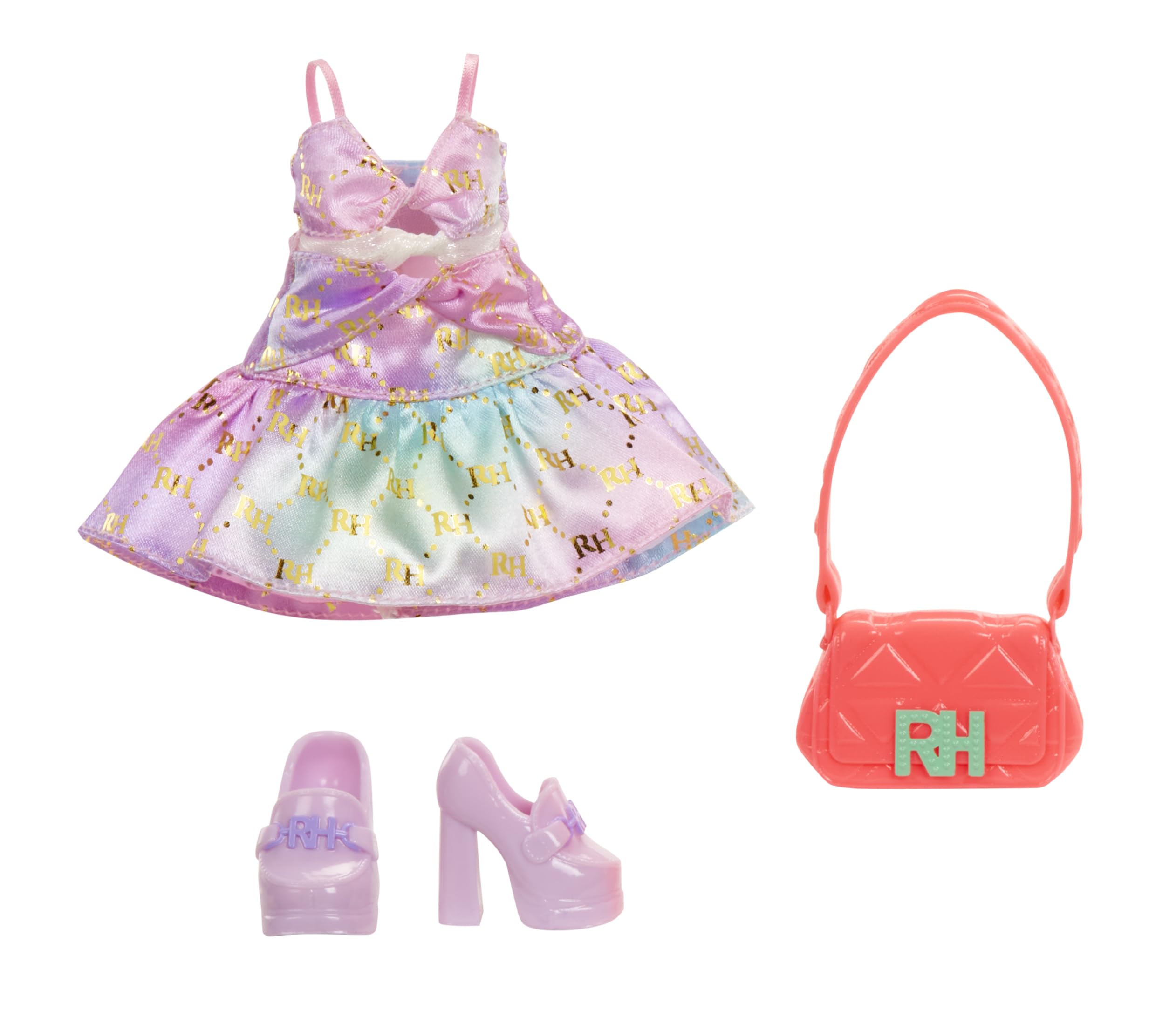 Rainbow High Bella Fashion Doll - 11-inch Posable Figure with Pink Outfit & Handbag | Ages 4+ 6