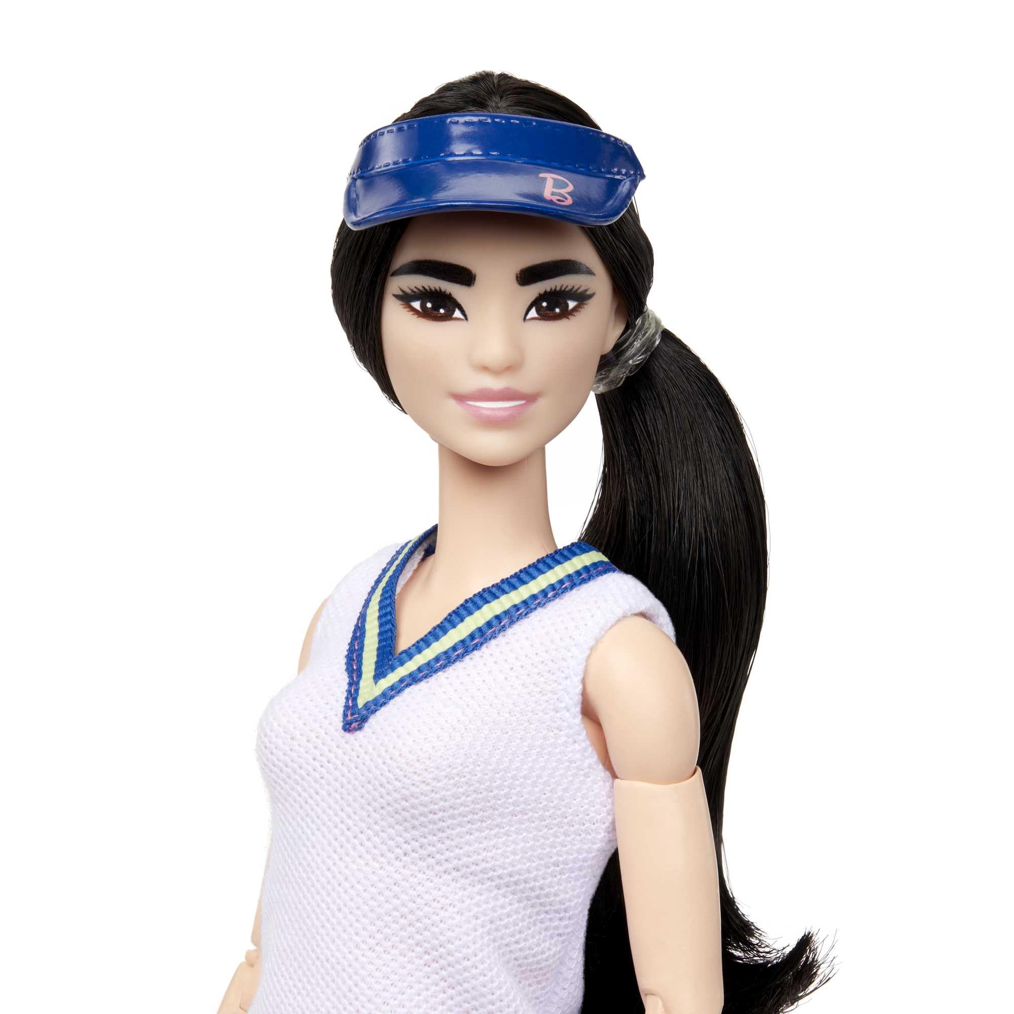 Barbie Career Tennis Player Doll with Racket & Ball - 22-Joint Articulated Playset for Kids 8