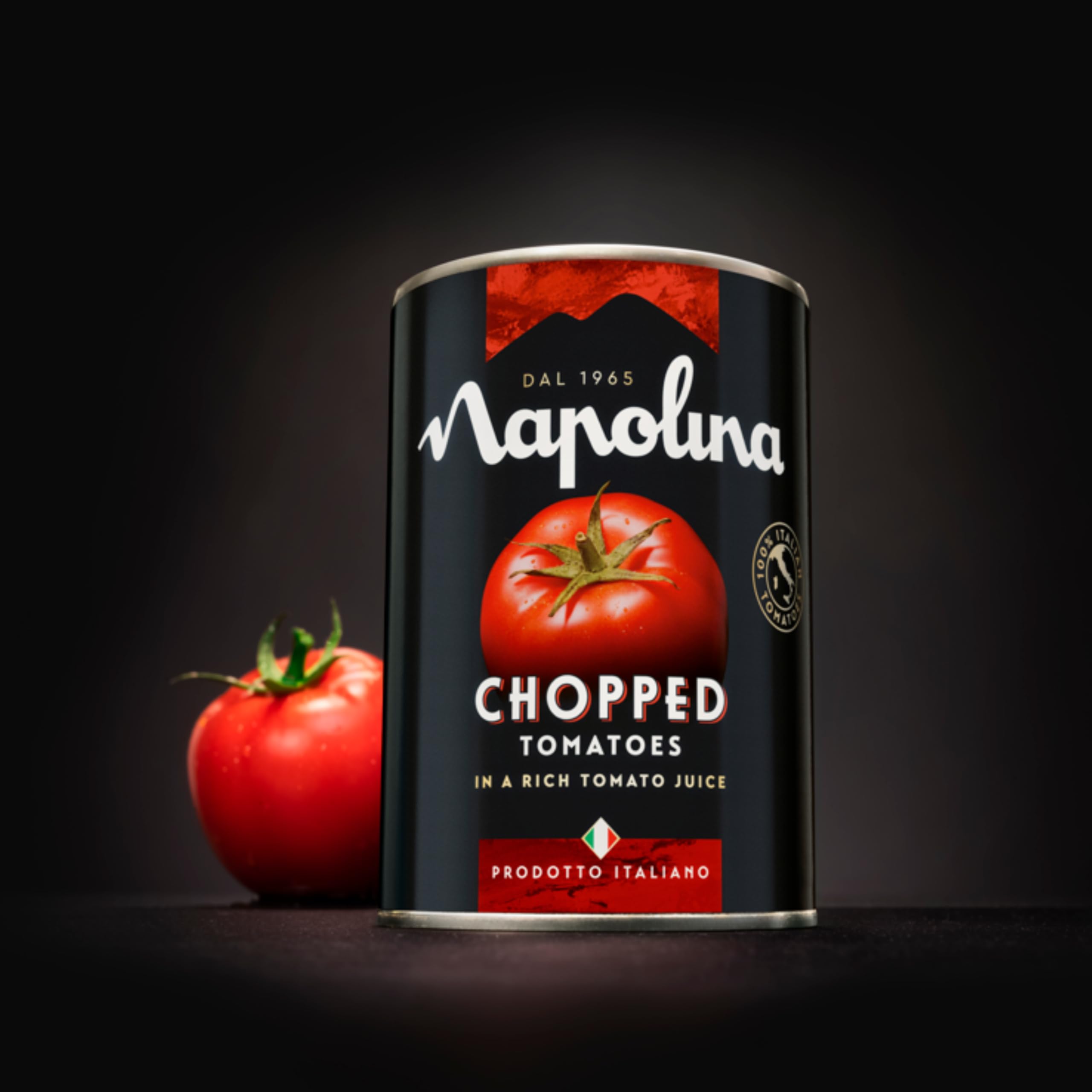 Napolina Chopped Tomatoes - Rich Tomato Juice, Chunky Texture | 400 g (Pack of 4) 4