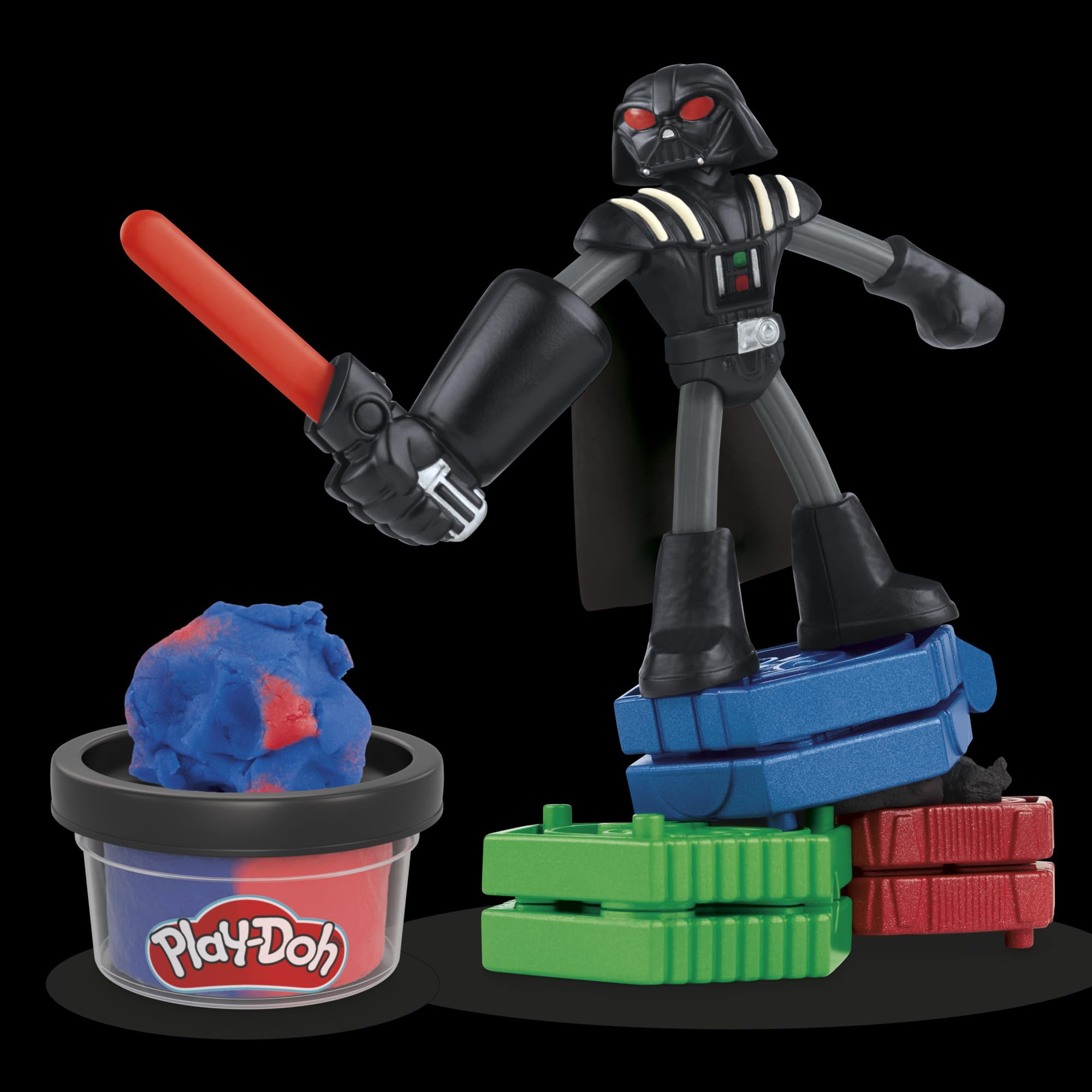 Play-Doh Star Wars Squish & Slice Lightsabers Action Figure Set | Ages 4+ | 2 Figures 8