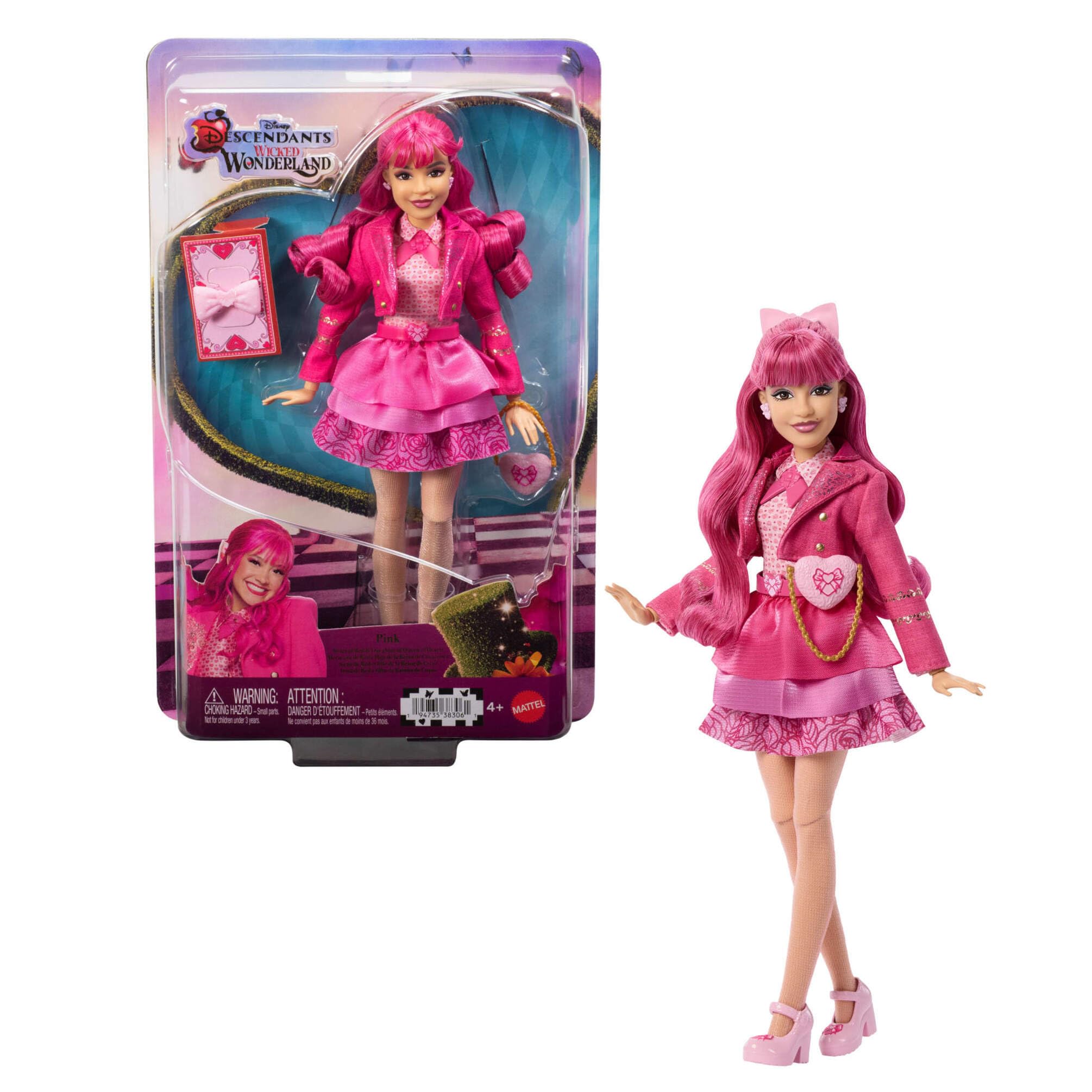 Mattel Disney Descendants: Wicked Wonderland Pink Doll - Ages 4+
