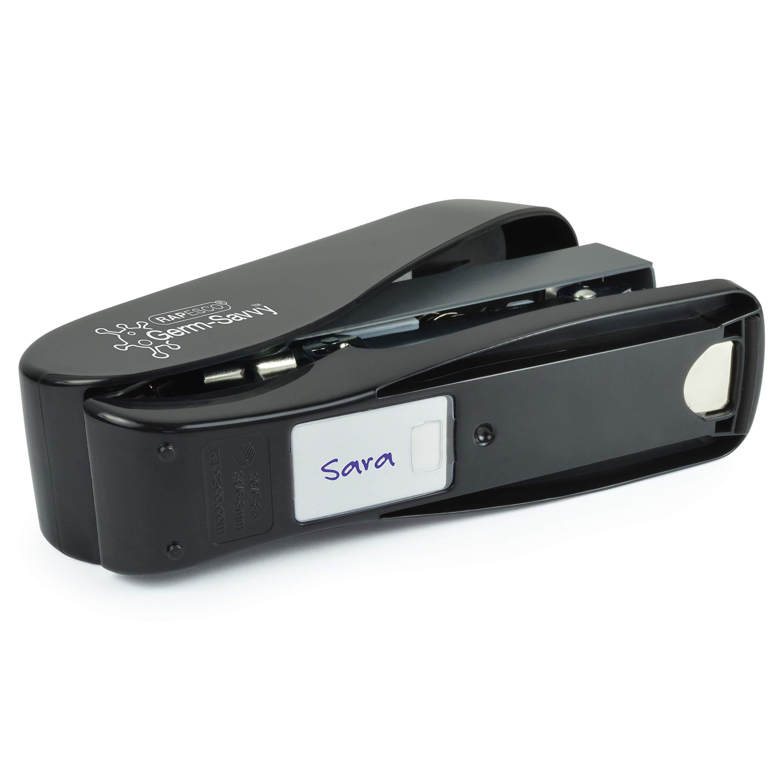 RAPESCO 1623 Germ-Savvy Antibacterial ECO Less Effort Stapler & Hole Punch Set - Black 5
