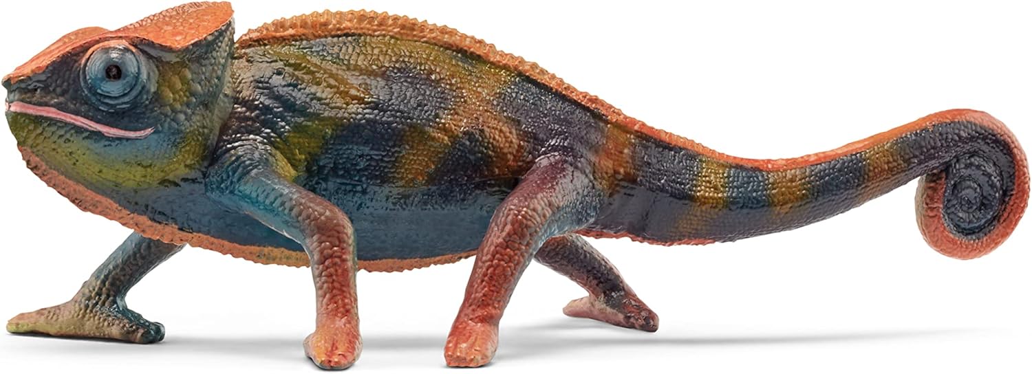 SCHLEICH 14858 Wild Life Chameleon Figurine - Color-Changing Reptile Toy for Kids 3-8 4