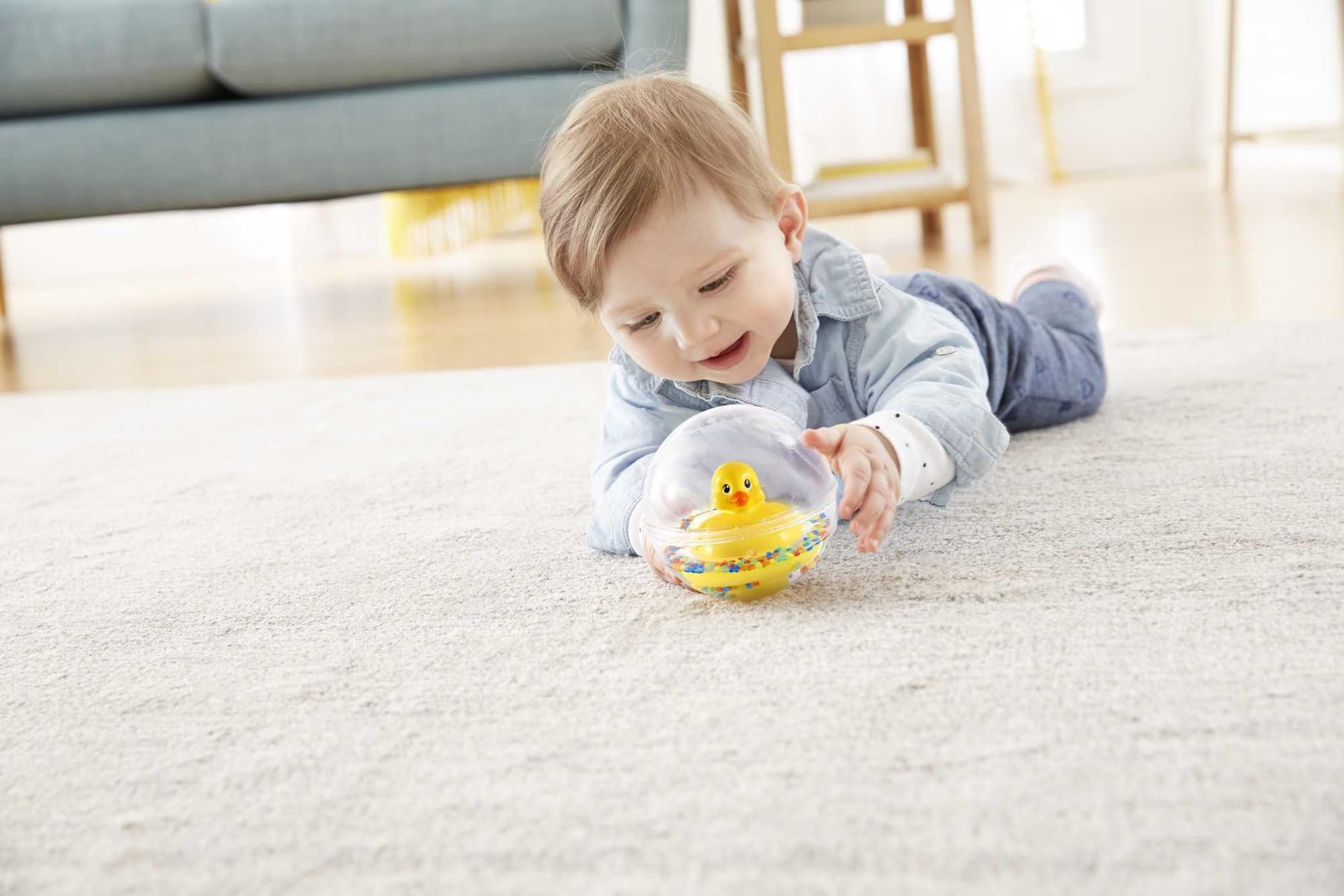 Fisher-Price Watermates Duck Ball - Floating Bath Toy for Babies & Toddlers 9