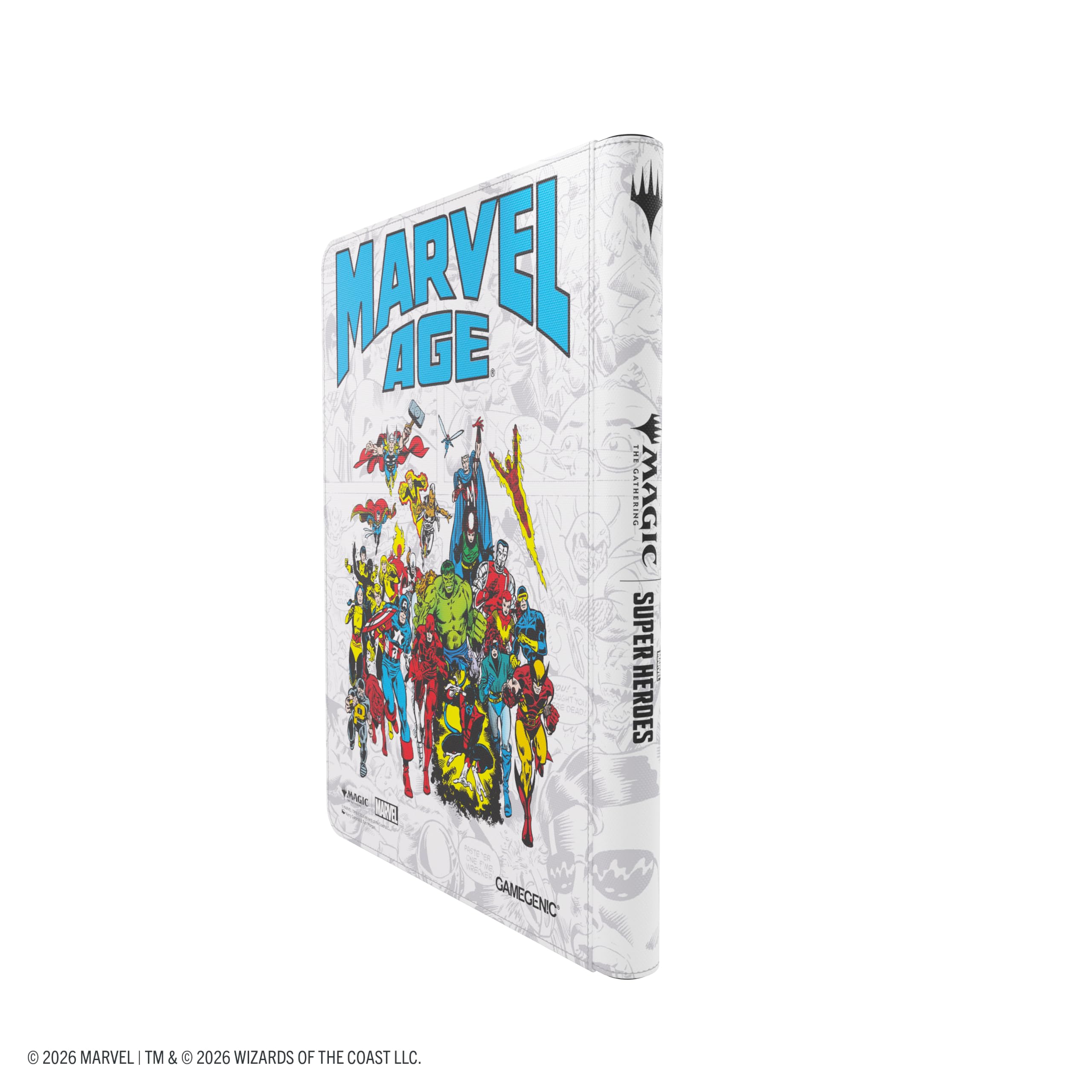 Gamegenic Marvel Super Heroes Zip-Up Album - Holds 360 Cards | Side-Loading Pockets | Zip-Up Closure 3