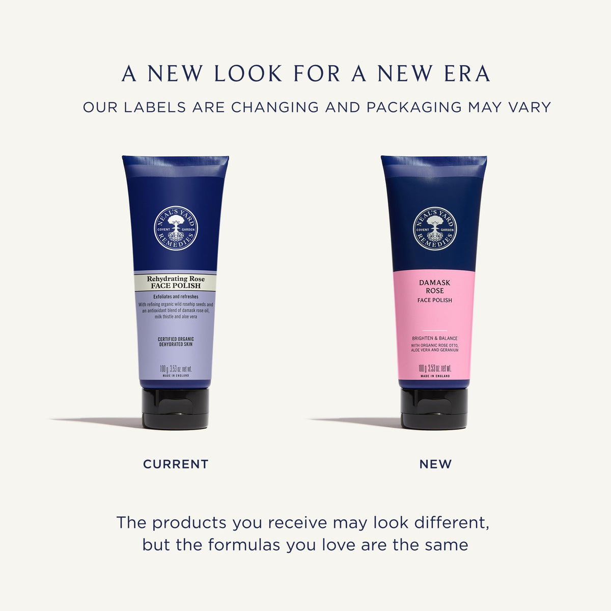 Neal's Yard Remedies Damask Rose Facial Polish - Hydrating & Exfoliating | 100g