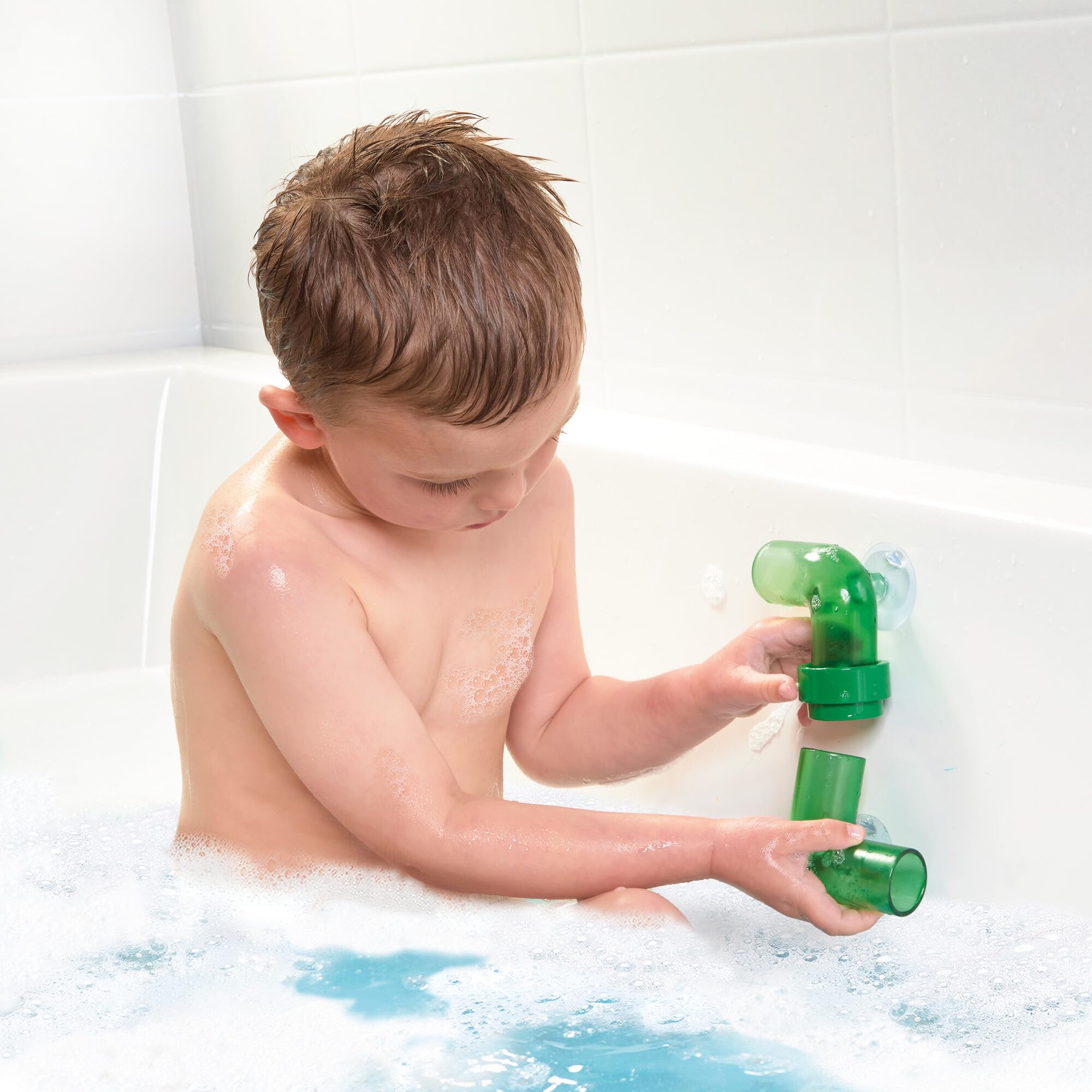 TOMY Super Mario Pipes Bath Toy | Plastic | Unisex Children 5