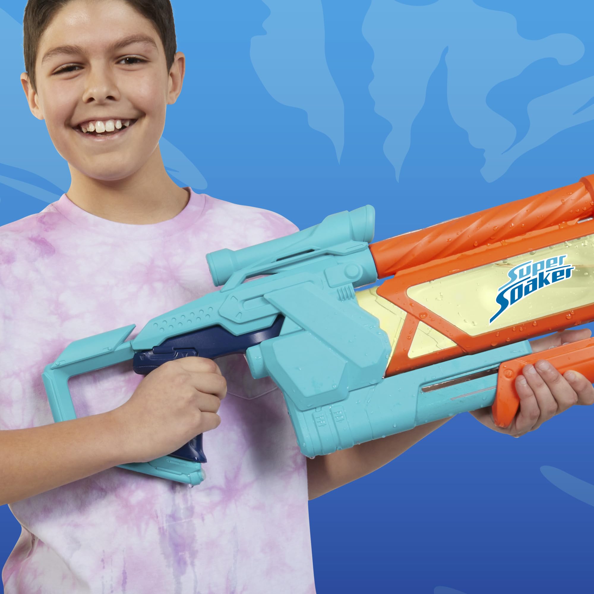 Super Soaker, Nerf Mega Dunk-Fill, Water Blaster, Water Toys, 1 Blaster, Pe 8