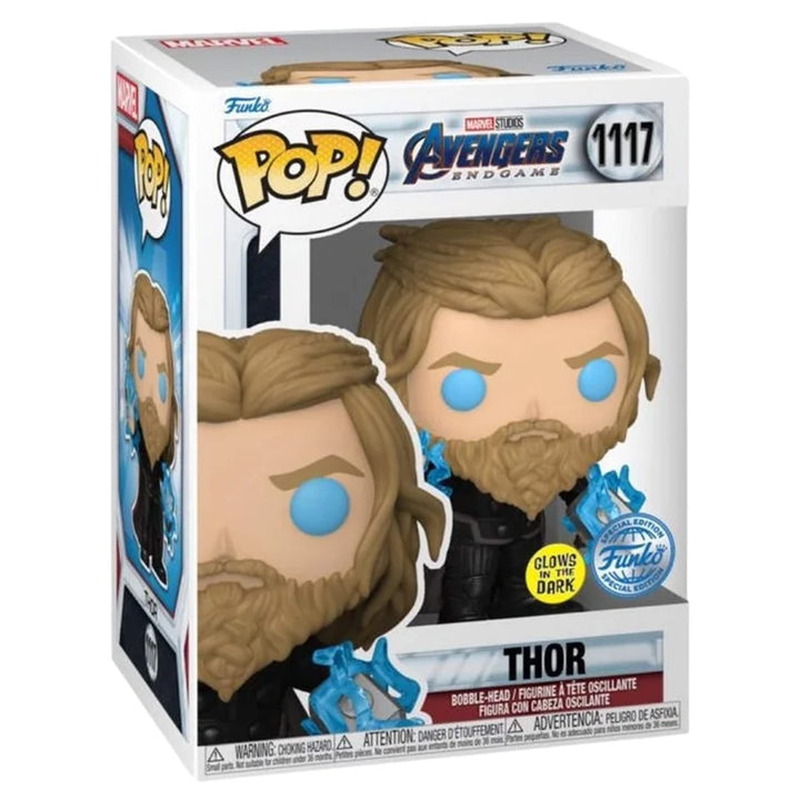 Funko Pop! Marvel Avengers: Endgame - Thor with Thunder Glow in the Dark Vinyl Figure