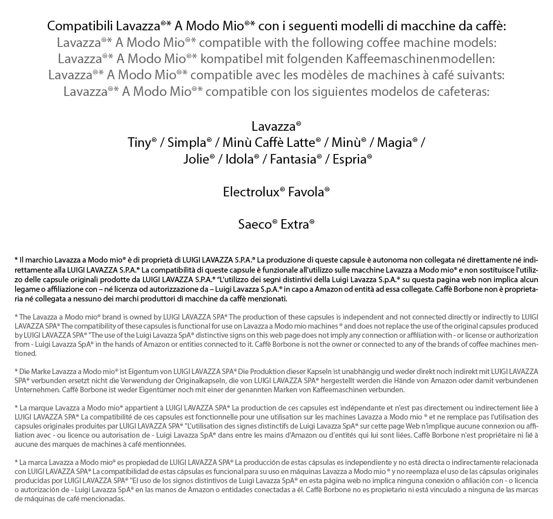 Caffè Borbone Don Carlo Dek Decaffeinated Coffee Blend - 100 Capsules 4