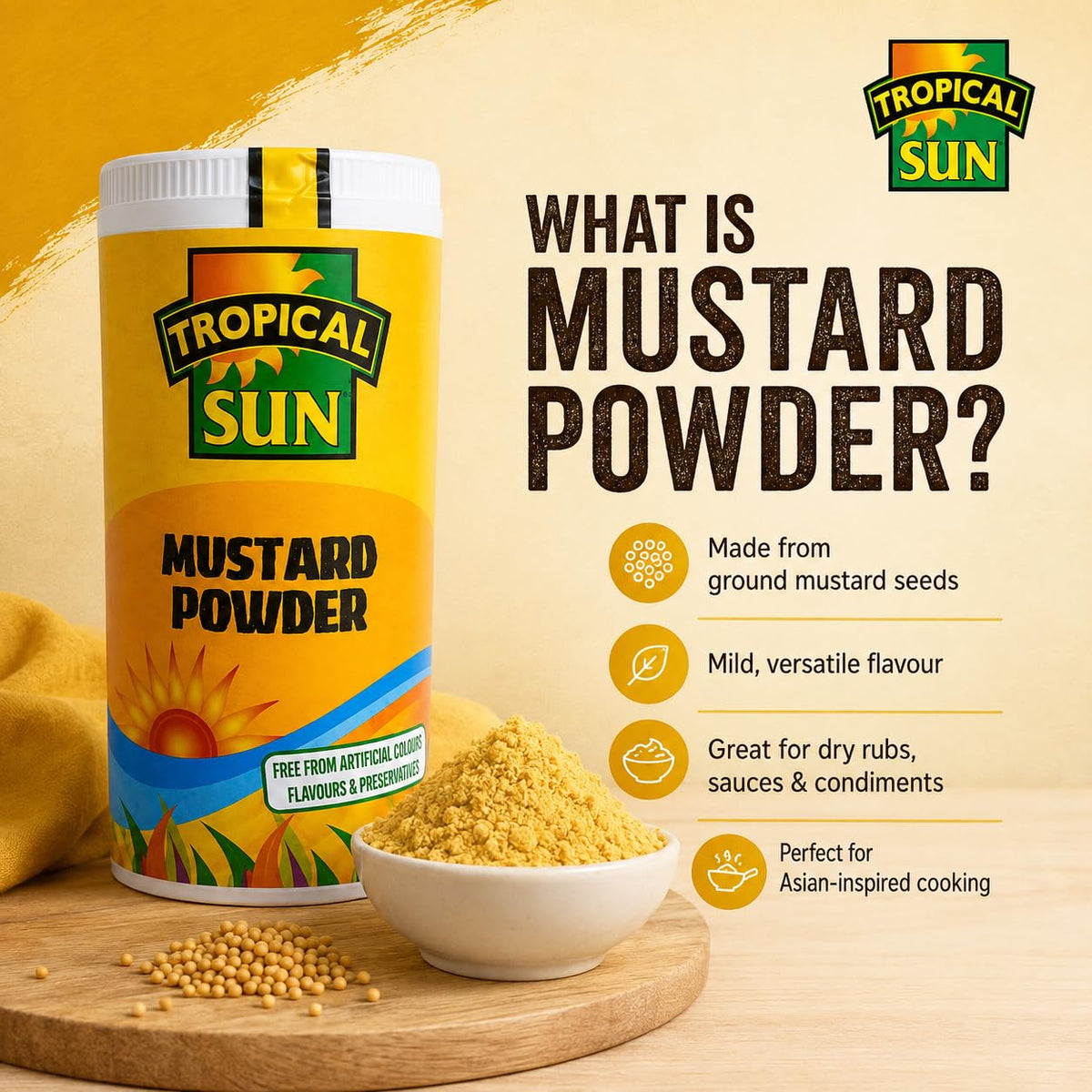 Tropical Sun Mustard Powder - 80g