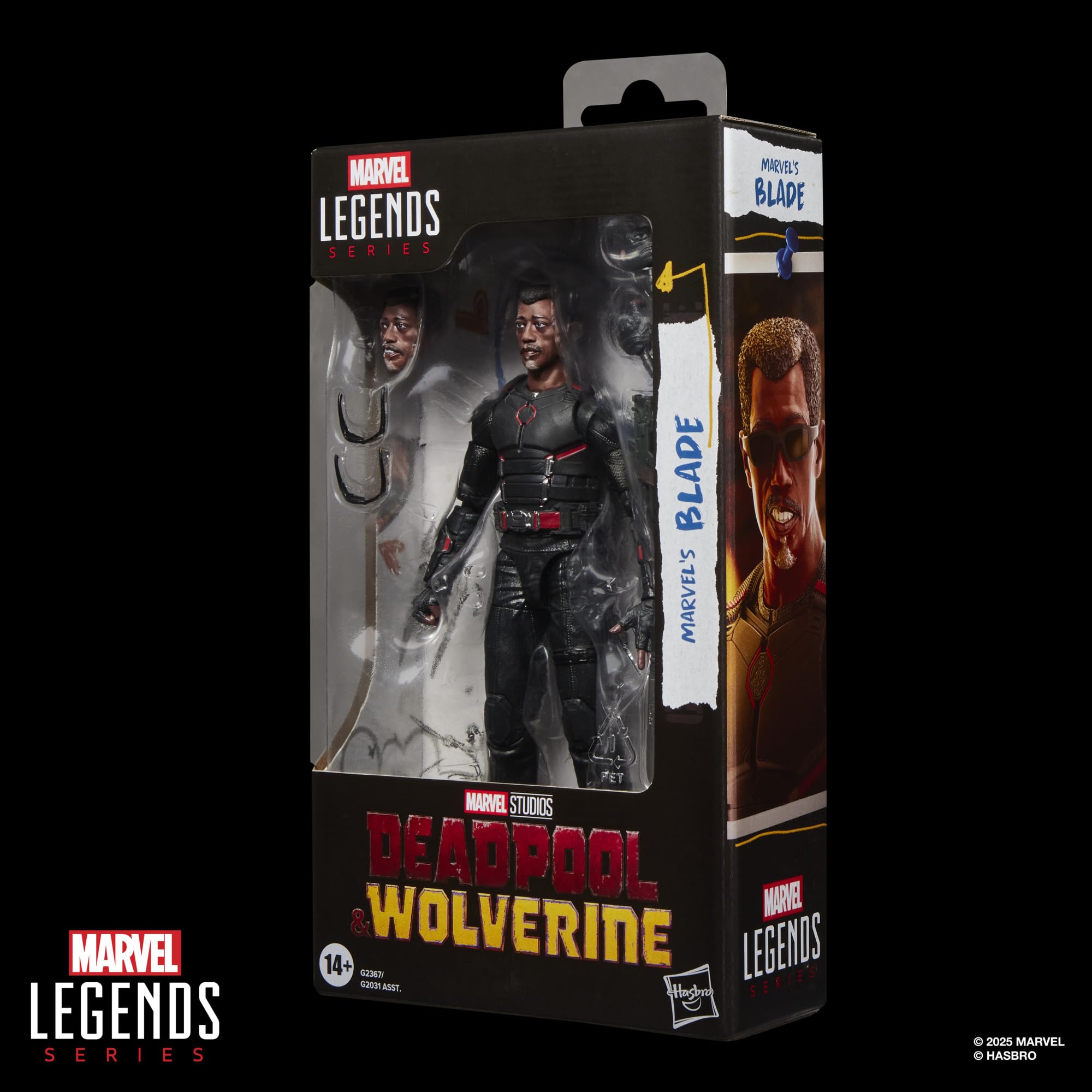 Marvel Legends Series Marvel's Blade Action Figure | 6-Inch Scale | 20+ Points of Articulation 9