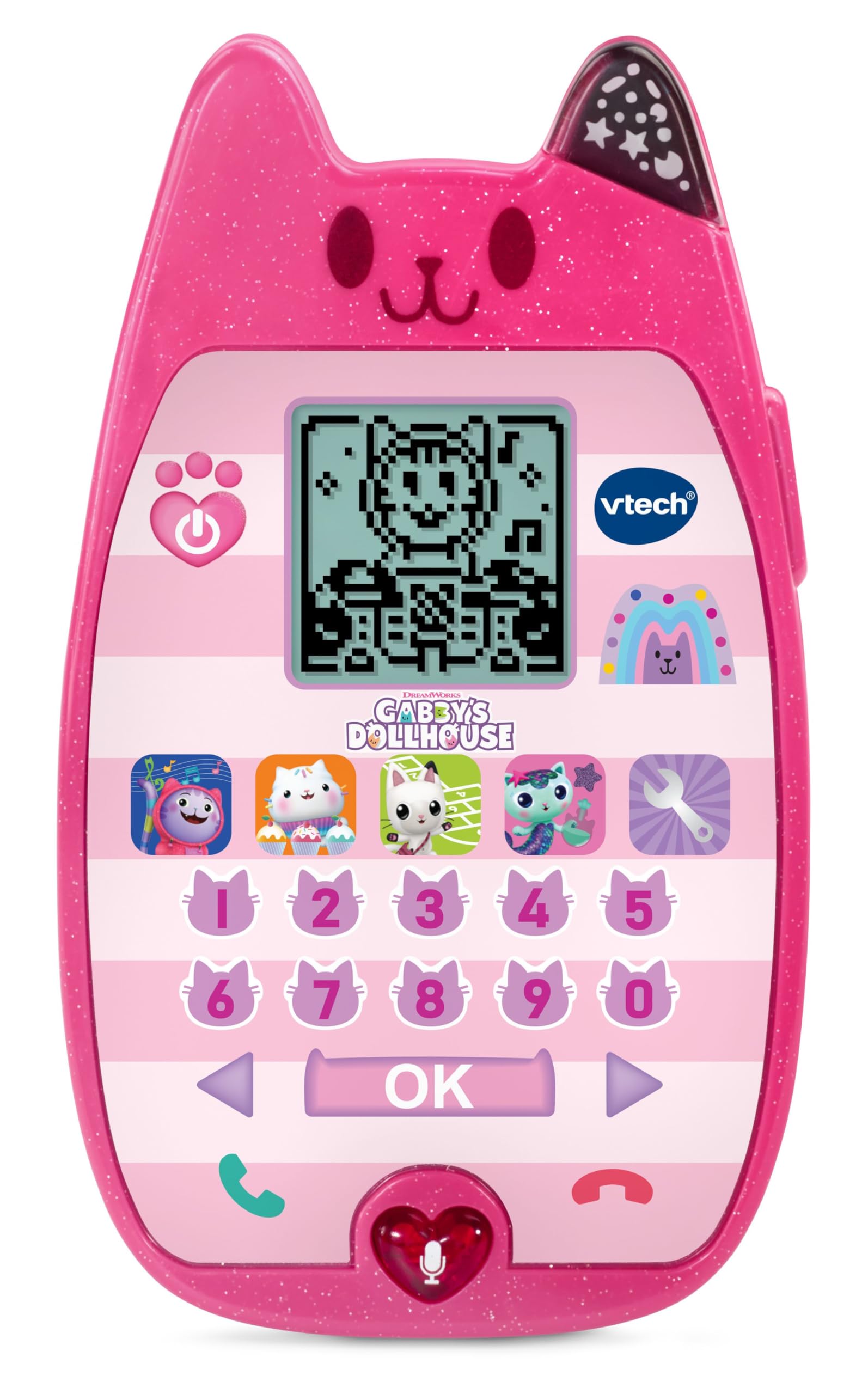 VTech Gabby's Dollhouse A Meow-Zing Phone - Interactive Educational Toy for Ages 3-6 1