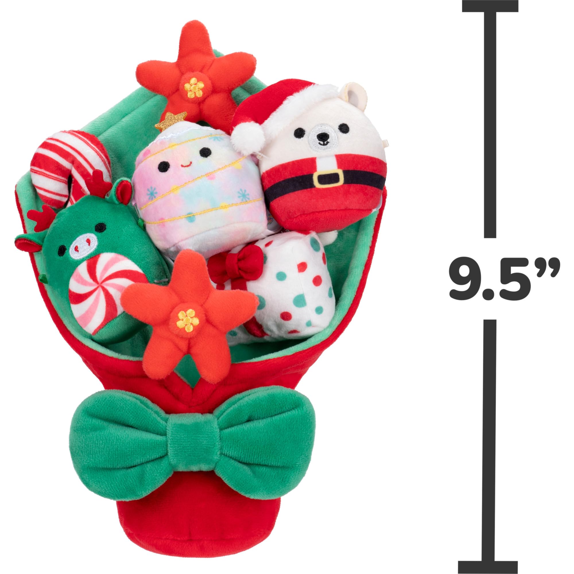 Squishmallows Micromallows Holiday Bouquet - 3 x 2.5-inch Plush, 9.5-inch Bouquet 6