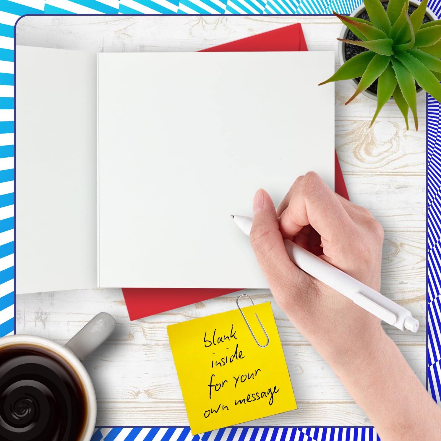 Stuff4 20th Anniversary Card for Women & Men | 7305 Days Together | Blank Inside | 145mm Square 4