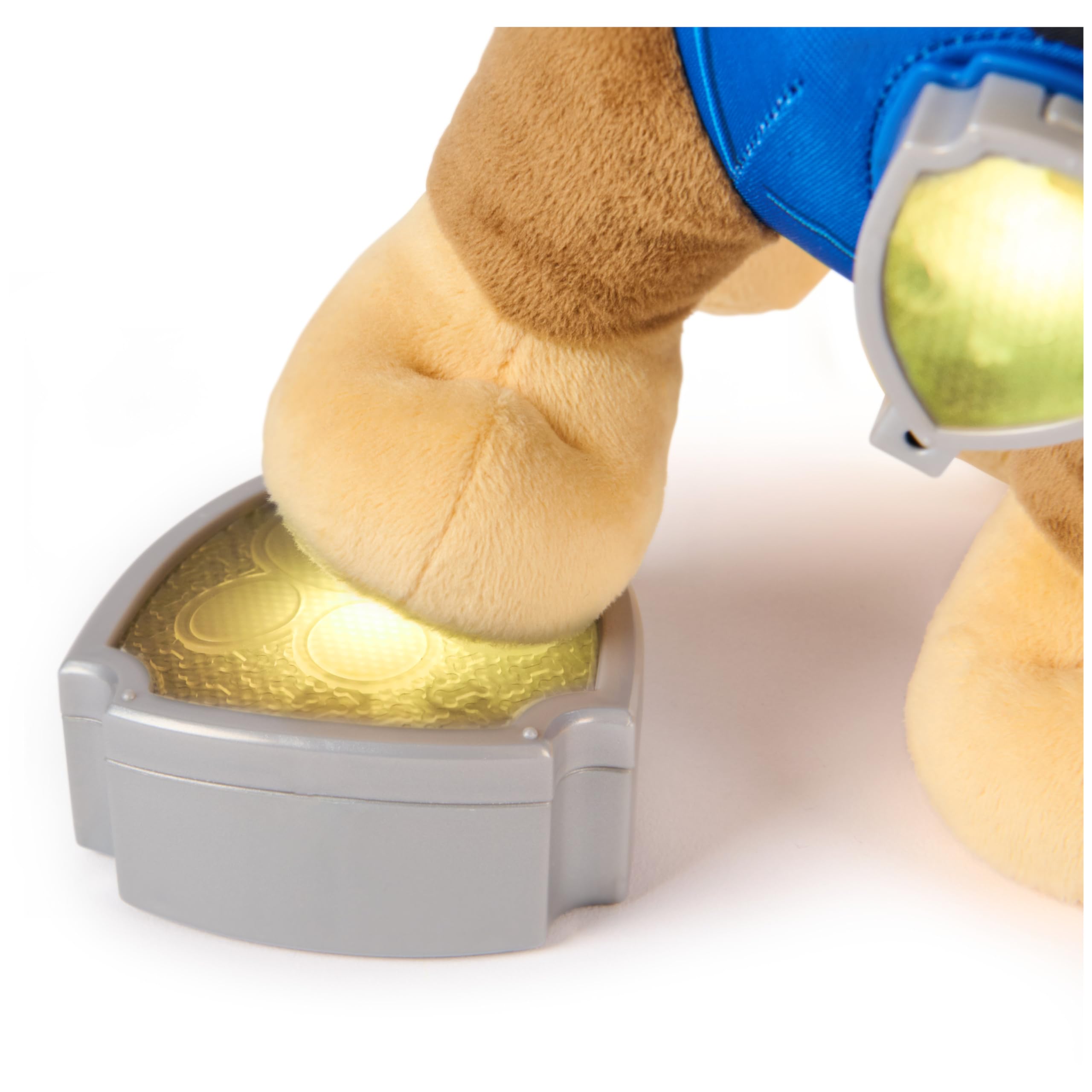 Paw Patrol Chase Interactive Plush Toy - 75+ Sounds & Phrases | 12 Inches | Ages 3+ 4