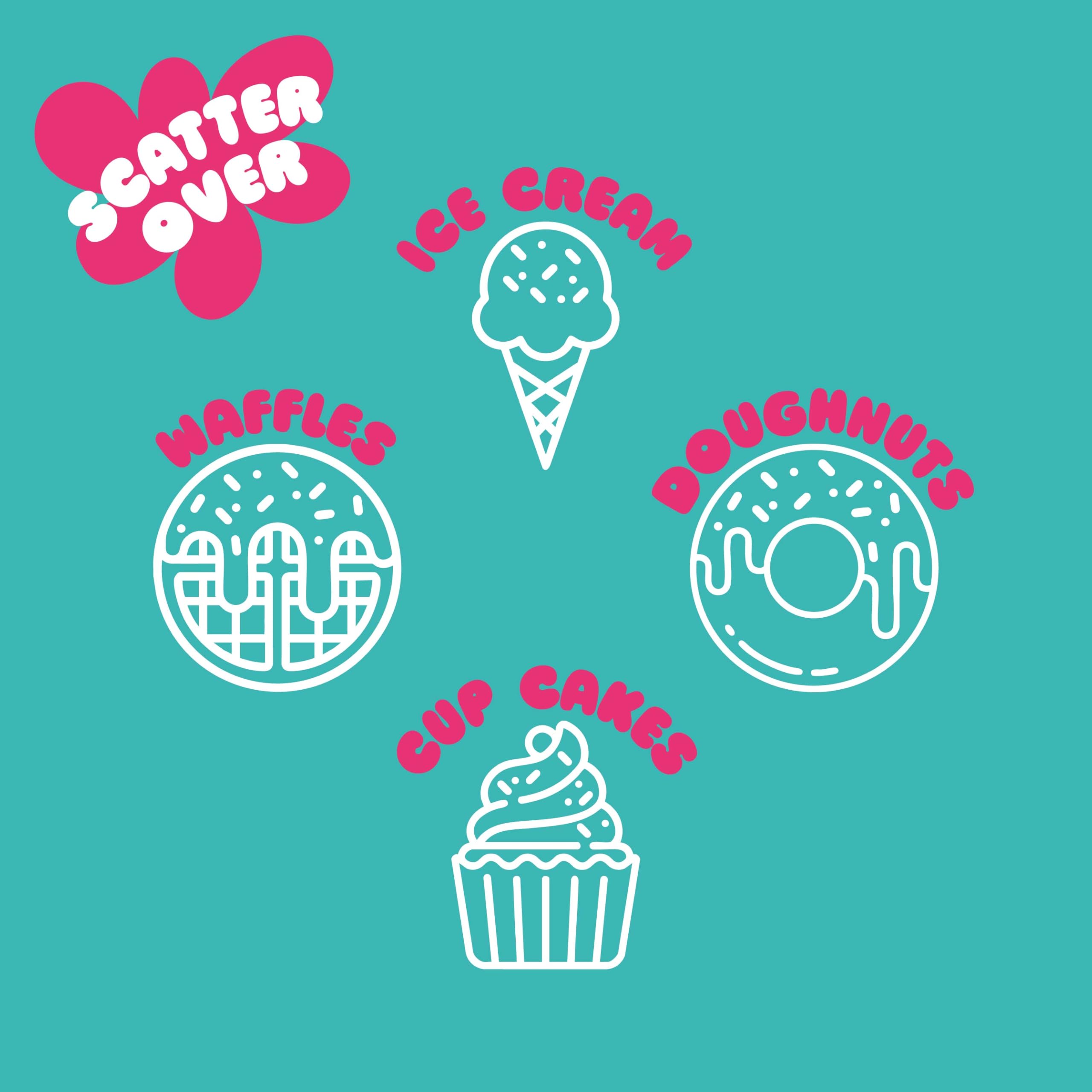 EPIC SNAX CO Sugar Strands Sprinkle Toppers - Classic Rainbow Sprinkles for Baking & Dessert Decorations 10