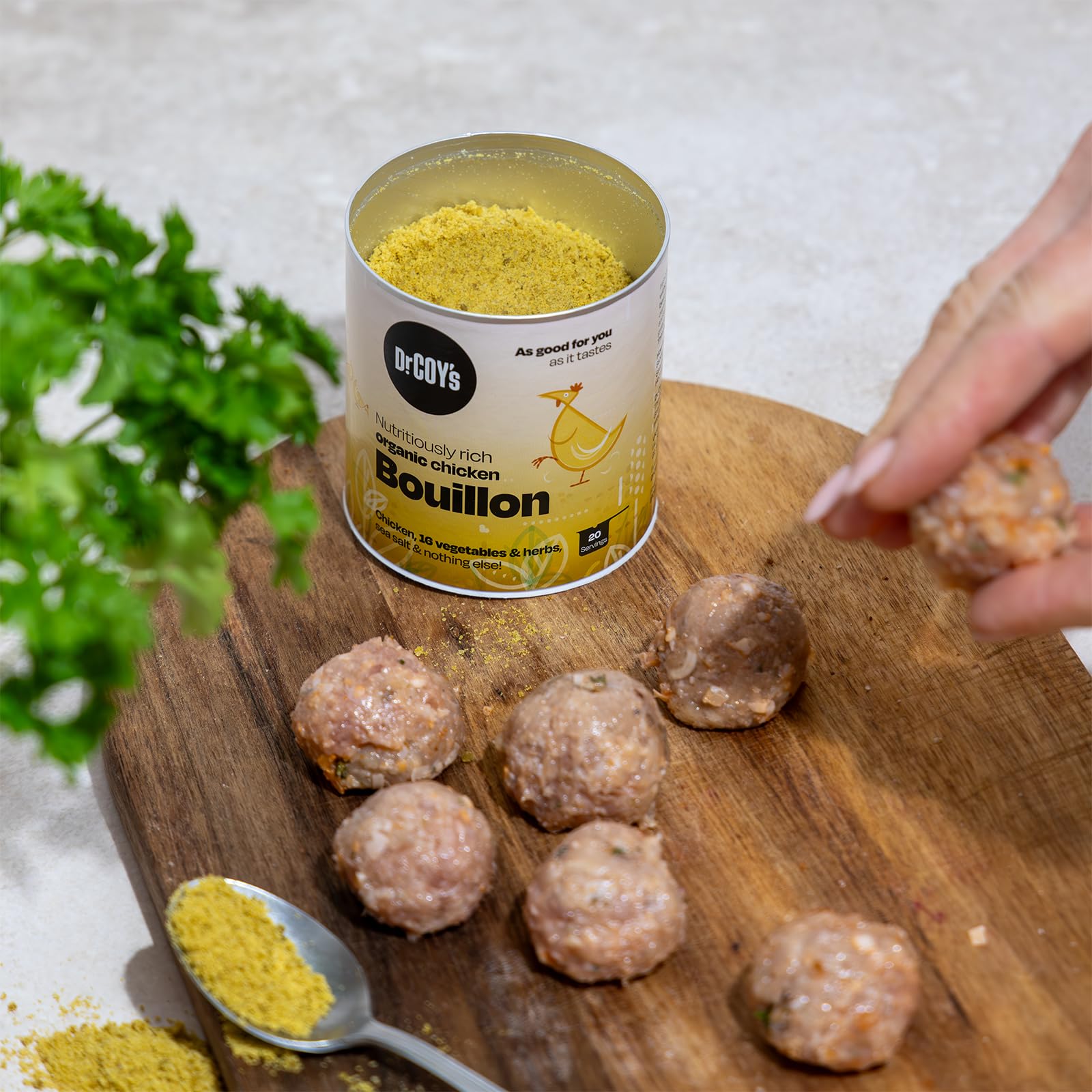 Dr. Coy's Organic Chicken Bouillon Powder - 125g - Gluten Free 3