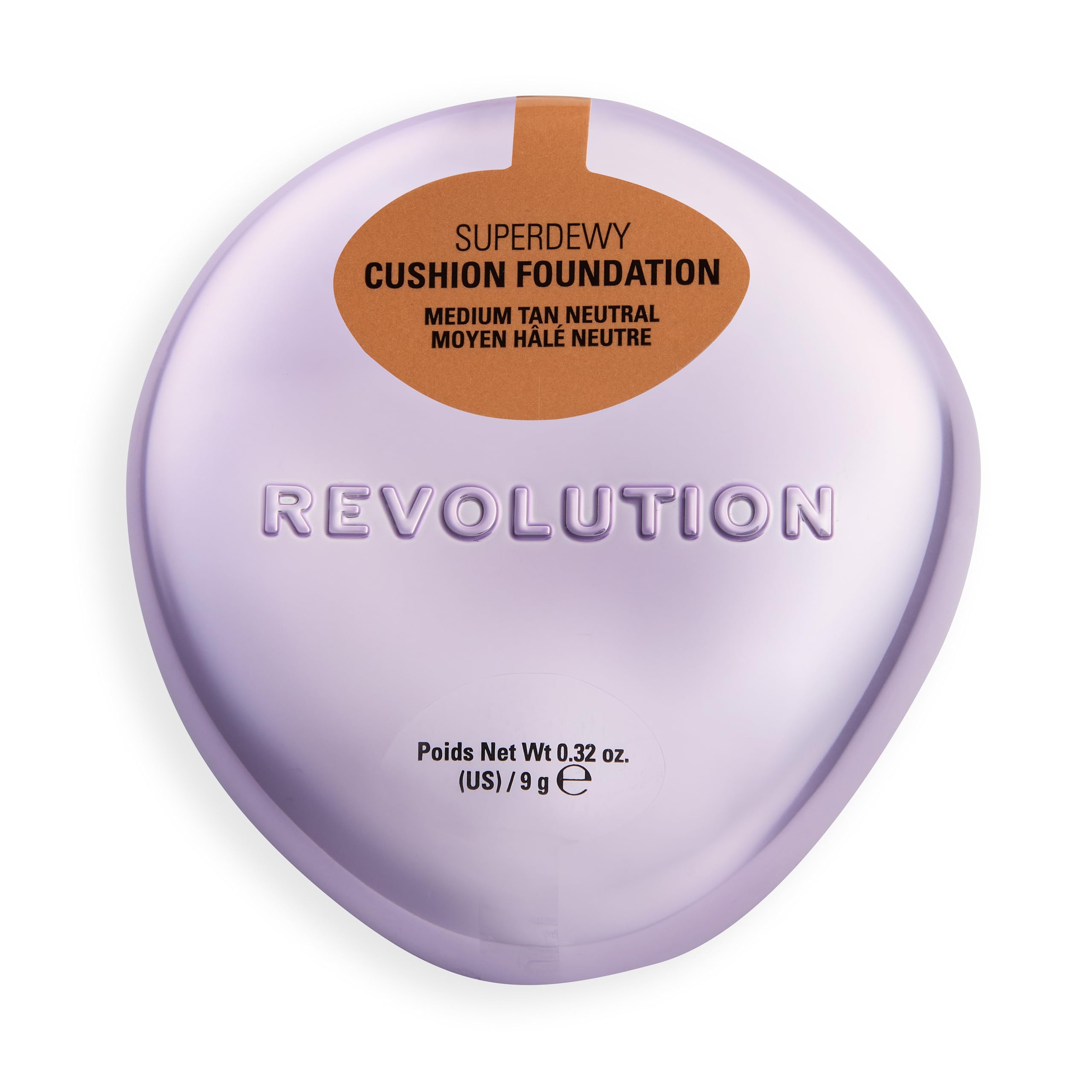 Revolution Beauty London Superdewy Cushion Foundation - Buildable Coverage | Hydrating | Medium Tan Neutral 1
