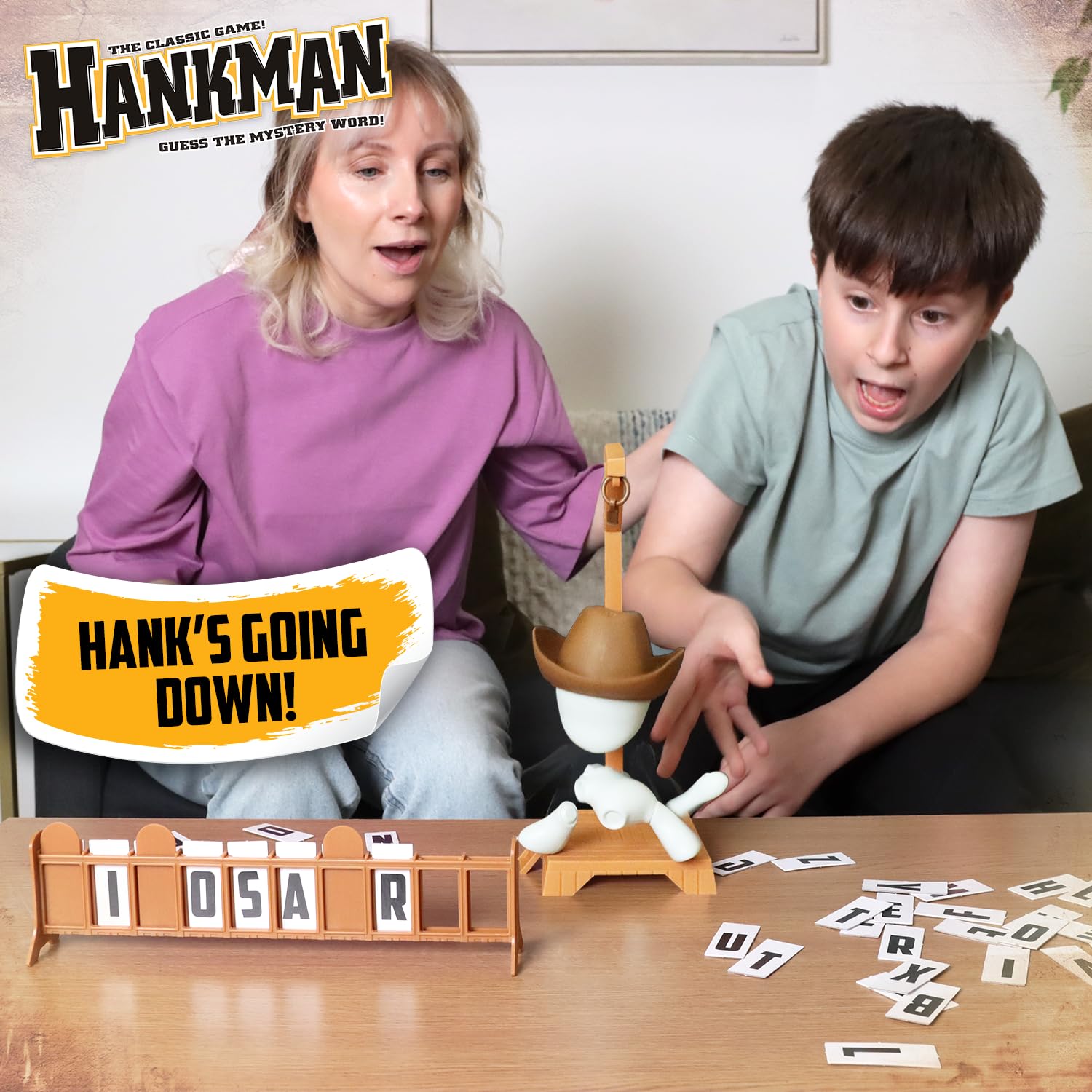 Hankman The Official Guess Mystery Word Game - Magnetic, 2+ Players, Ages 6+ 3