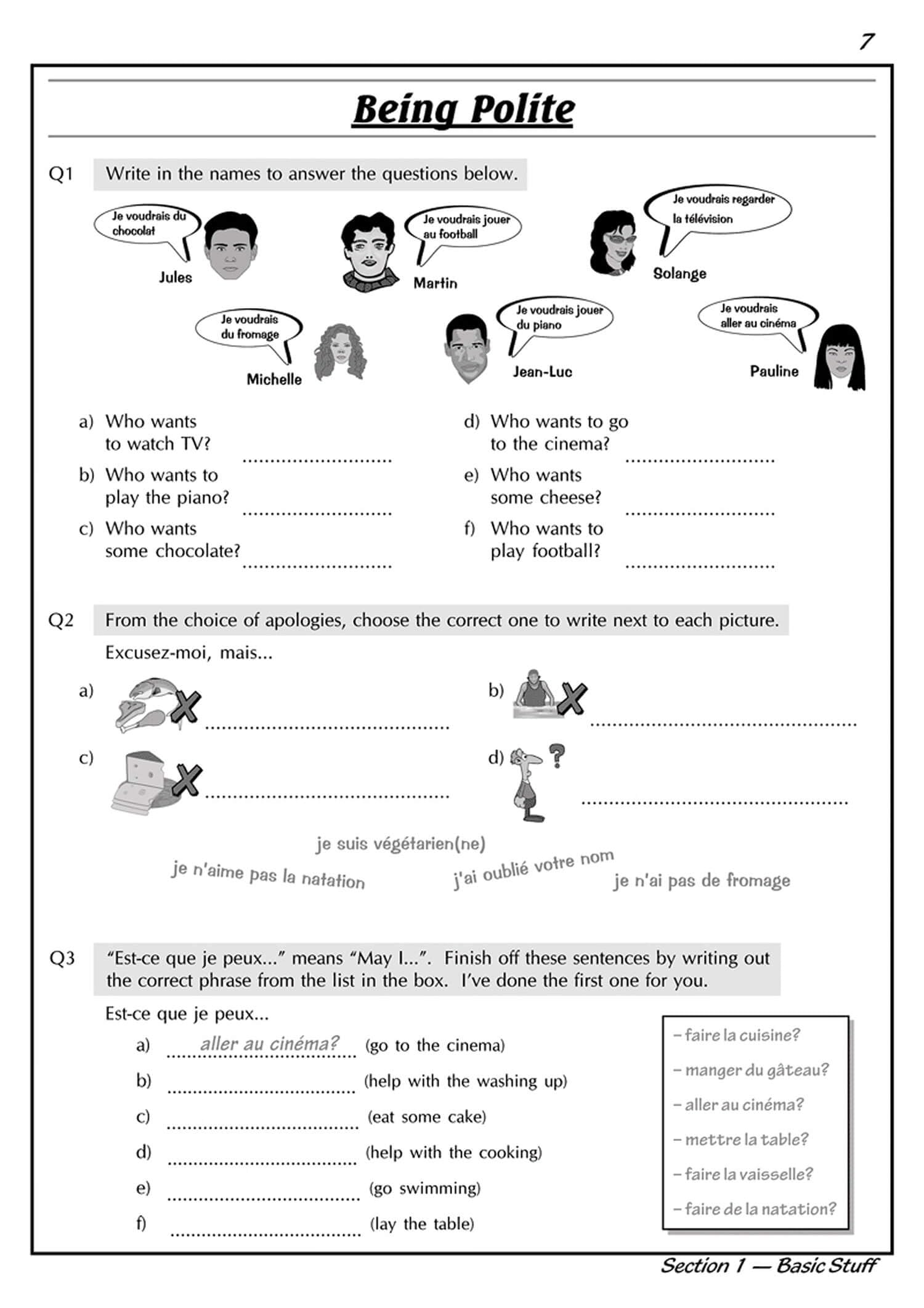 CGP KS3 French Workbook with Answers - Ages 11-14 | Paperback | 76 Pages 8