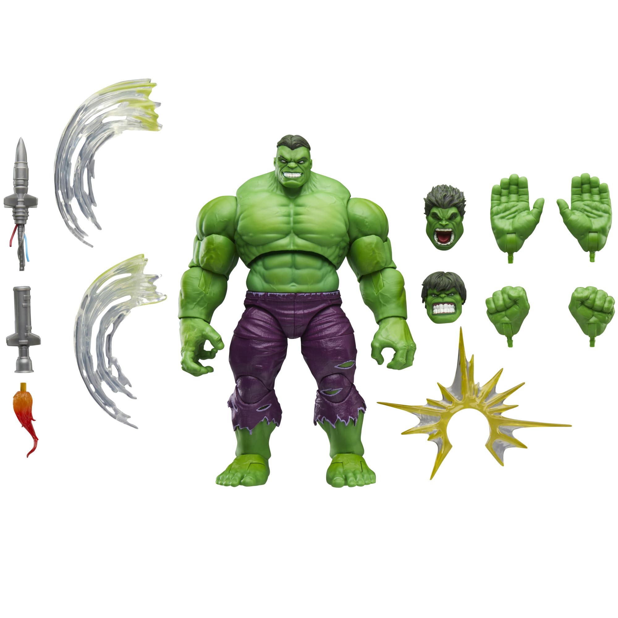 Marvel Hulk Action Figure - 8.5 Inch Scale | 30 Points of Articulation | 11 Accessories 1