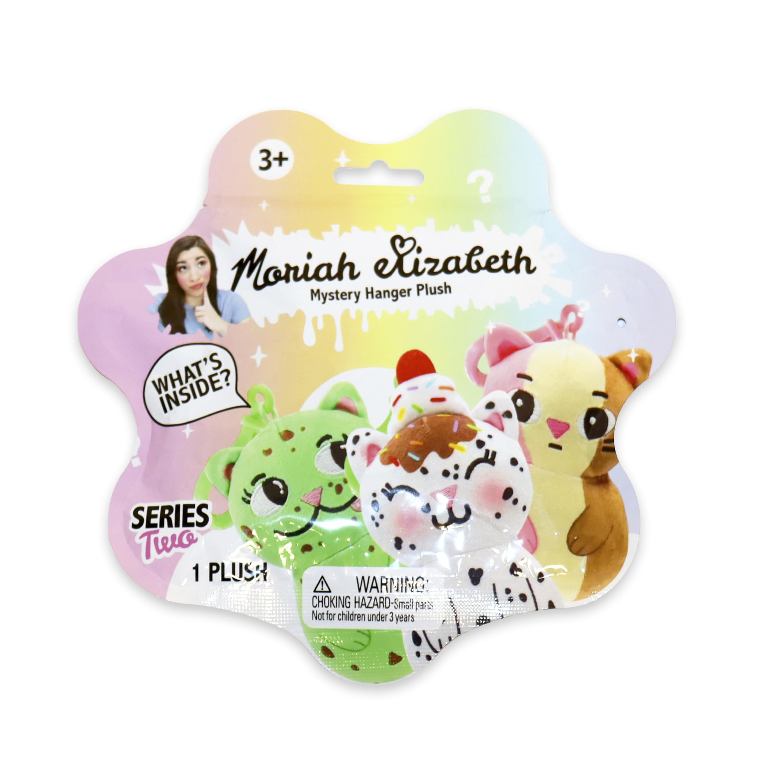 Moriah Elizabeth Mystery Hanger Plush - Series 2 Collectible Mini Plush | Polyester | Ages 3+