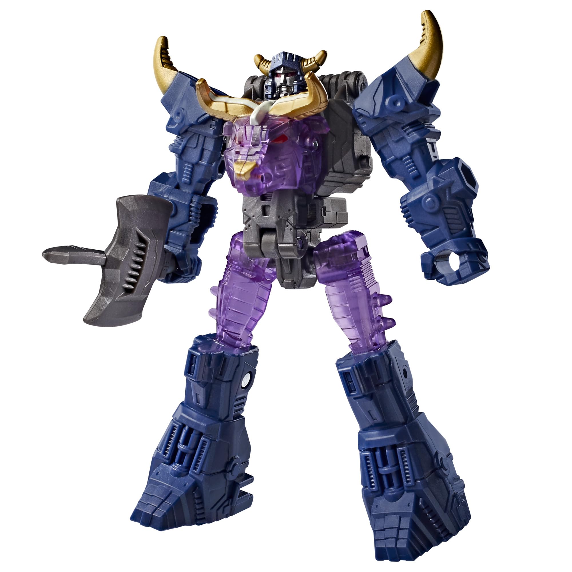 Transformers Megatron Cyber Changers Energon Surge - 4-Inch Action Figure | Glow in the Dark | Ages 6+ 4