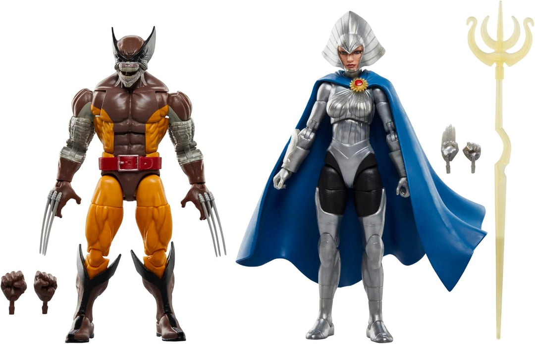 Hasbro Marvel Legends Series X-Men - Wolverine (Brood Infection) & Lilandra Neramani 2-Pack Action Figures (F9034)