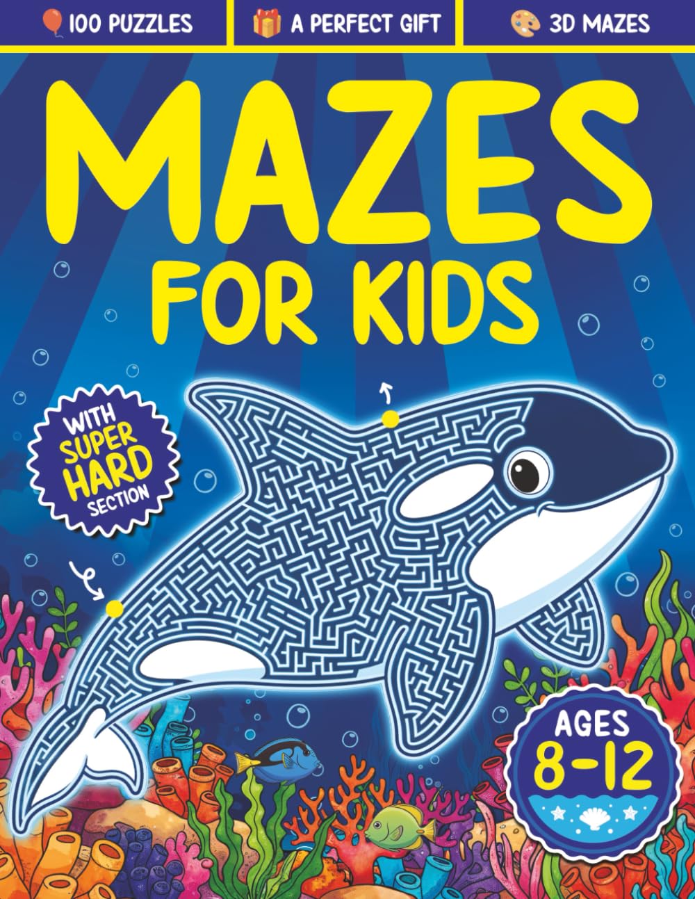 Splendid Youth Mazes for Kids Ages 8-12 - 112 Pages | Paperback | 295g